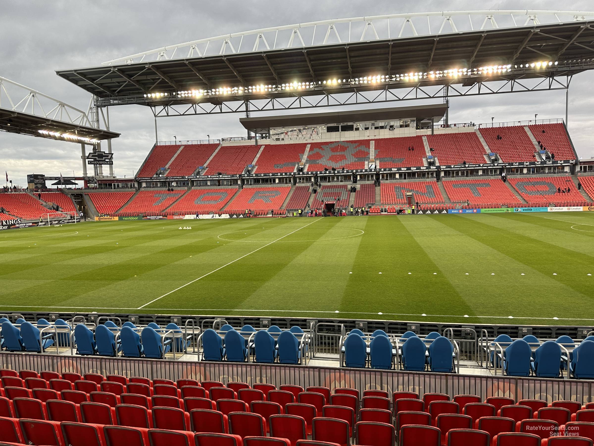 bmo field section 107