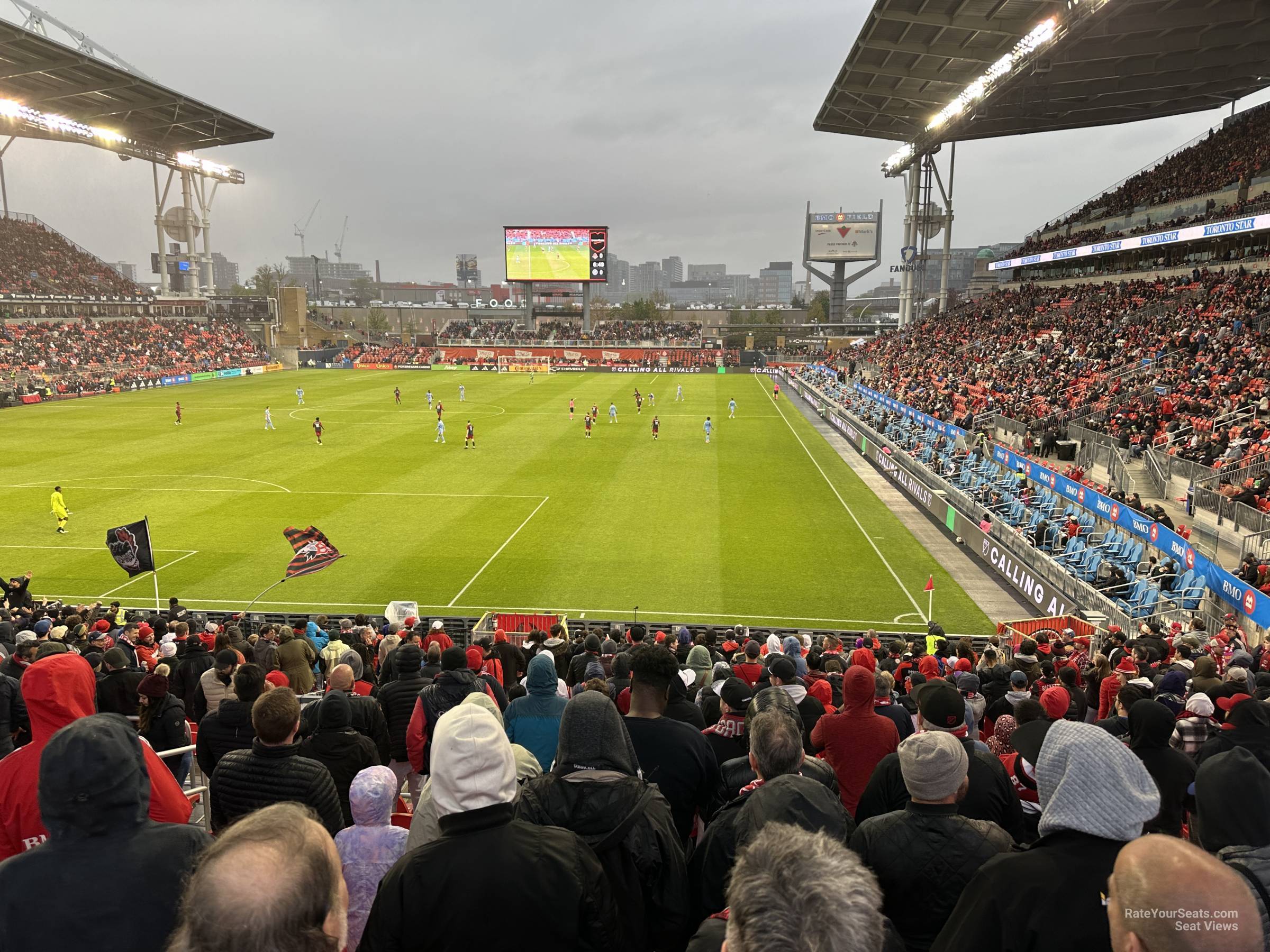 section 113, row 20 seat view  - bmo field