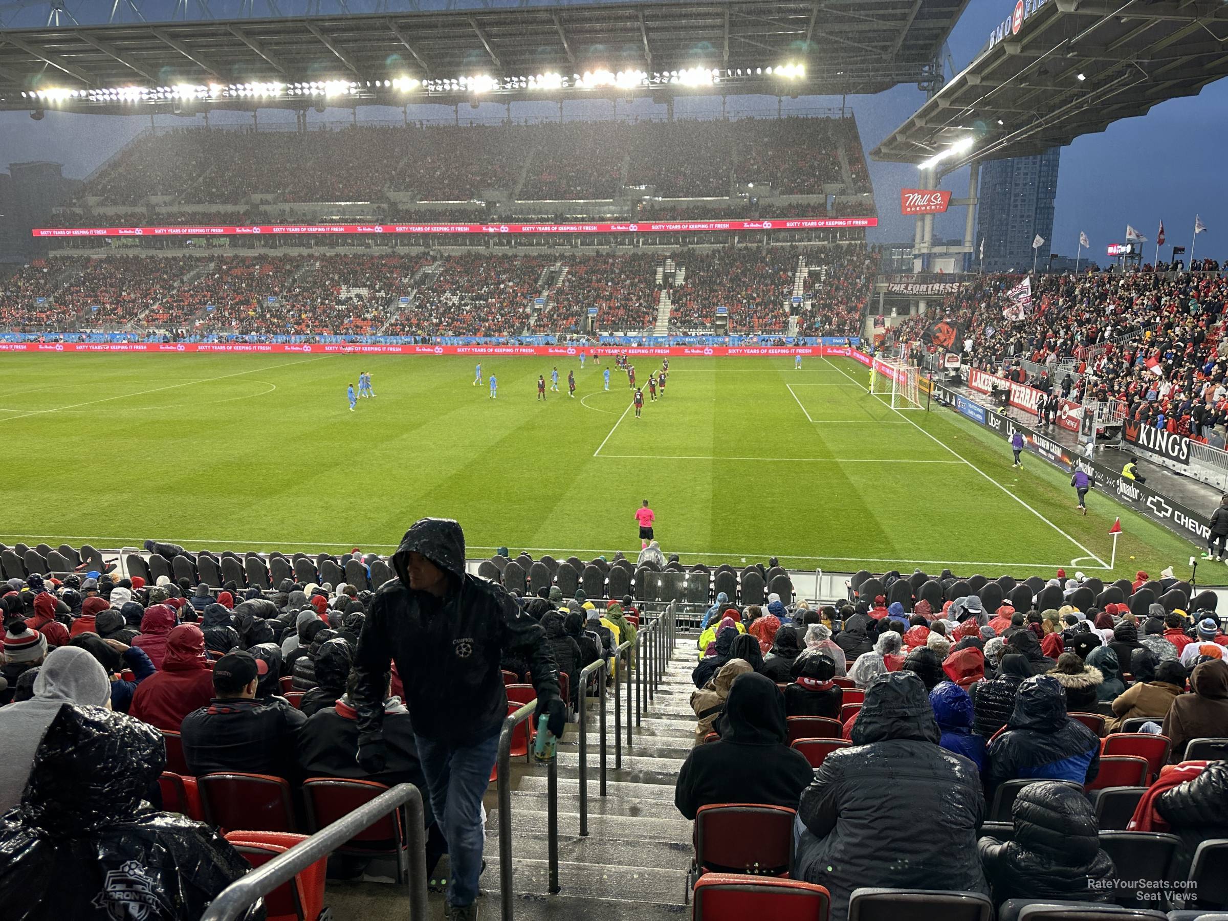 section 120, row 18 seat view  - bmo field