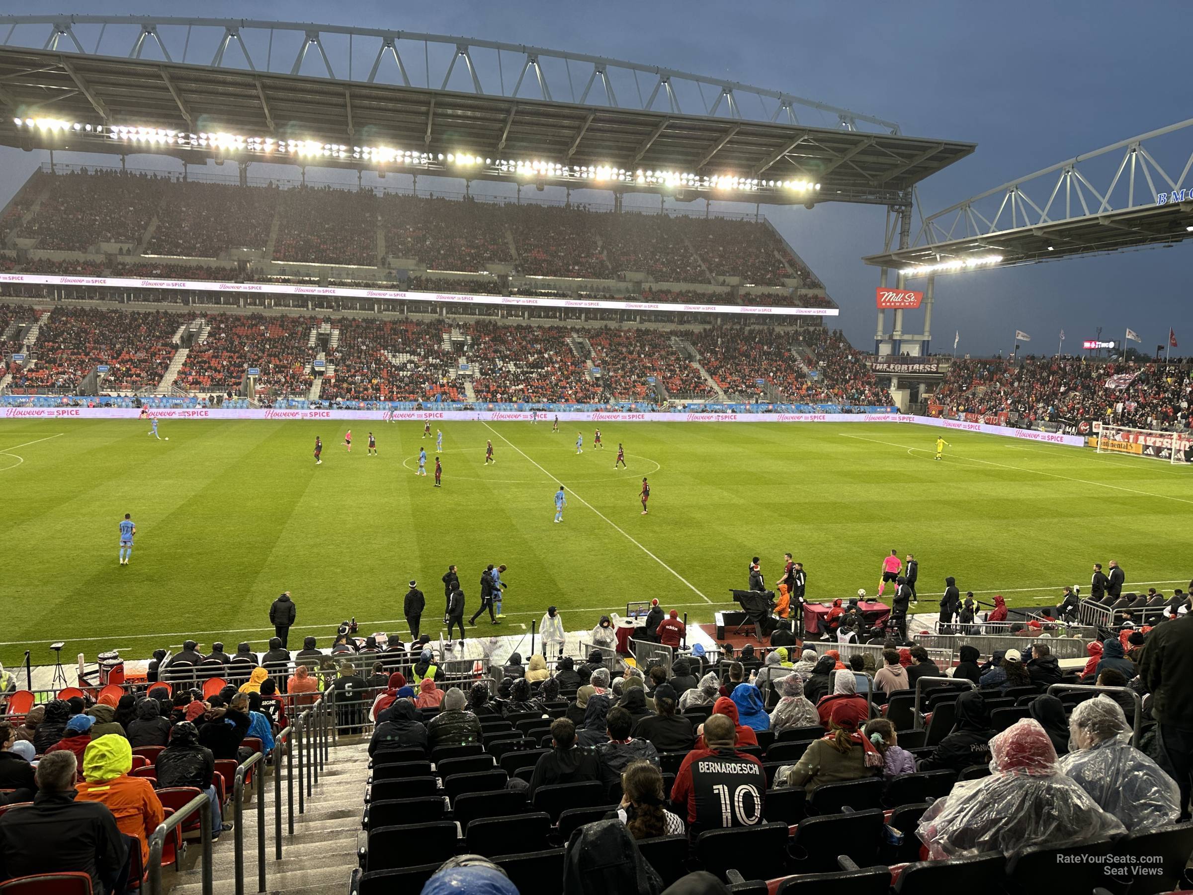 section 123, row 18 seat view  - bmo field