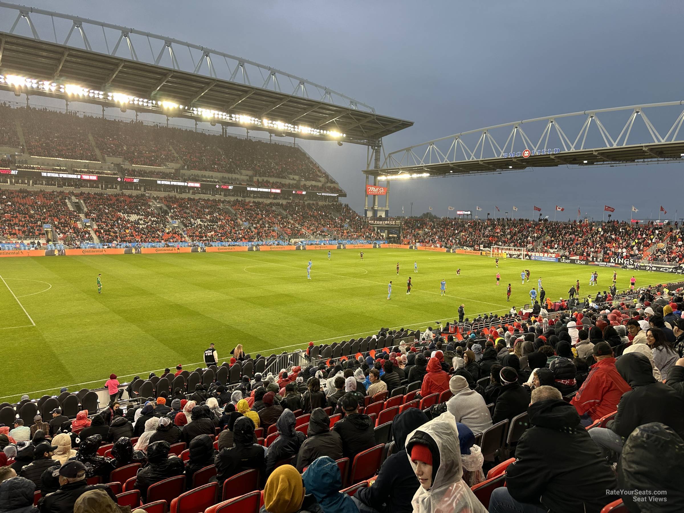 section 125, row 18 seat view  - bmo field