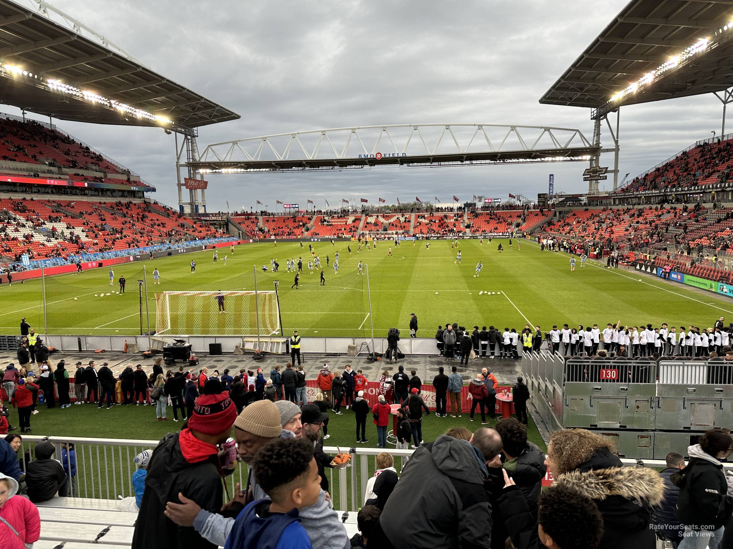 section 132 seat view  - bmo field