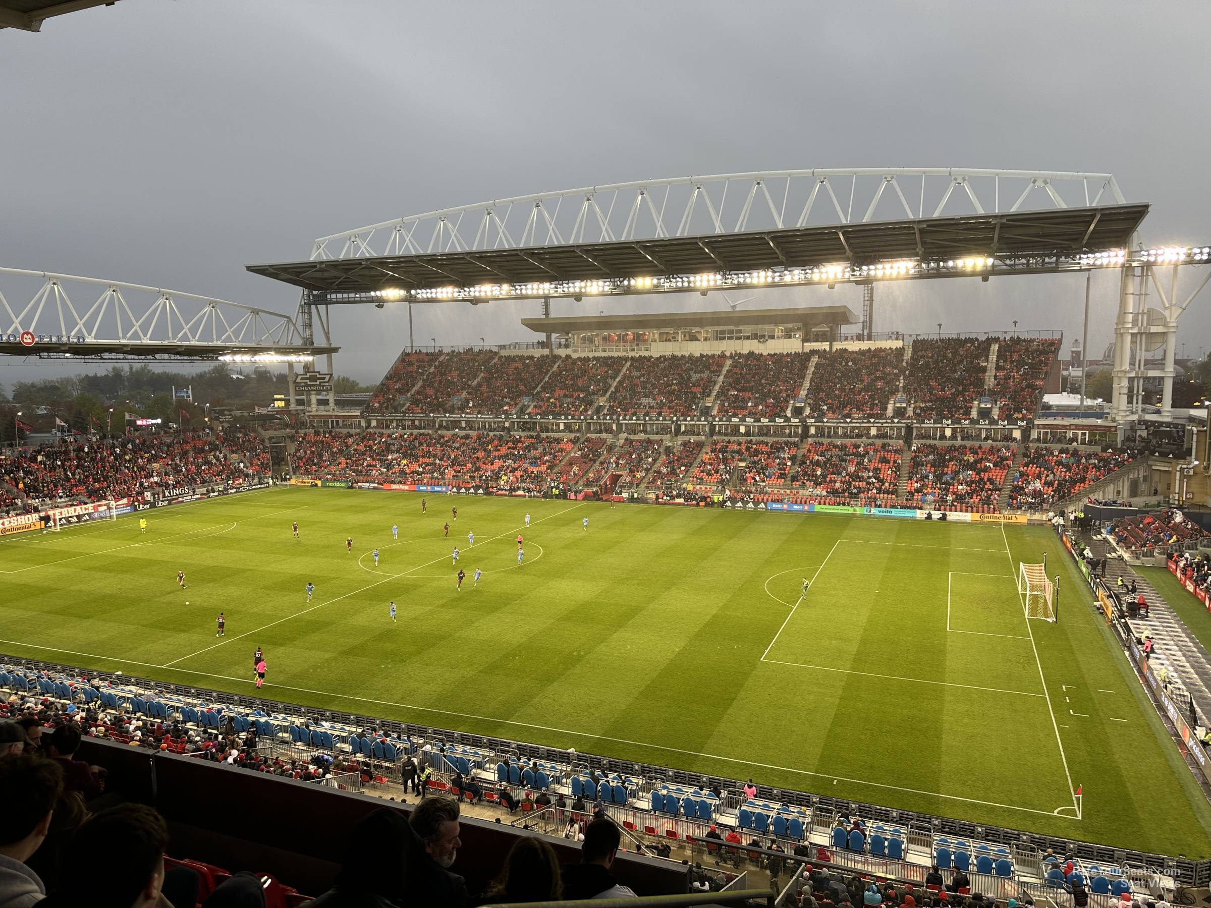 section 204, row 5 seat view  - bmo field