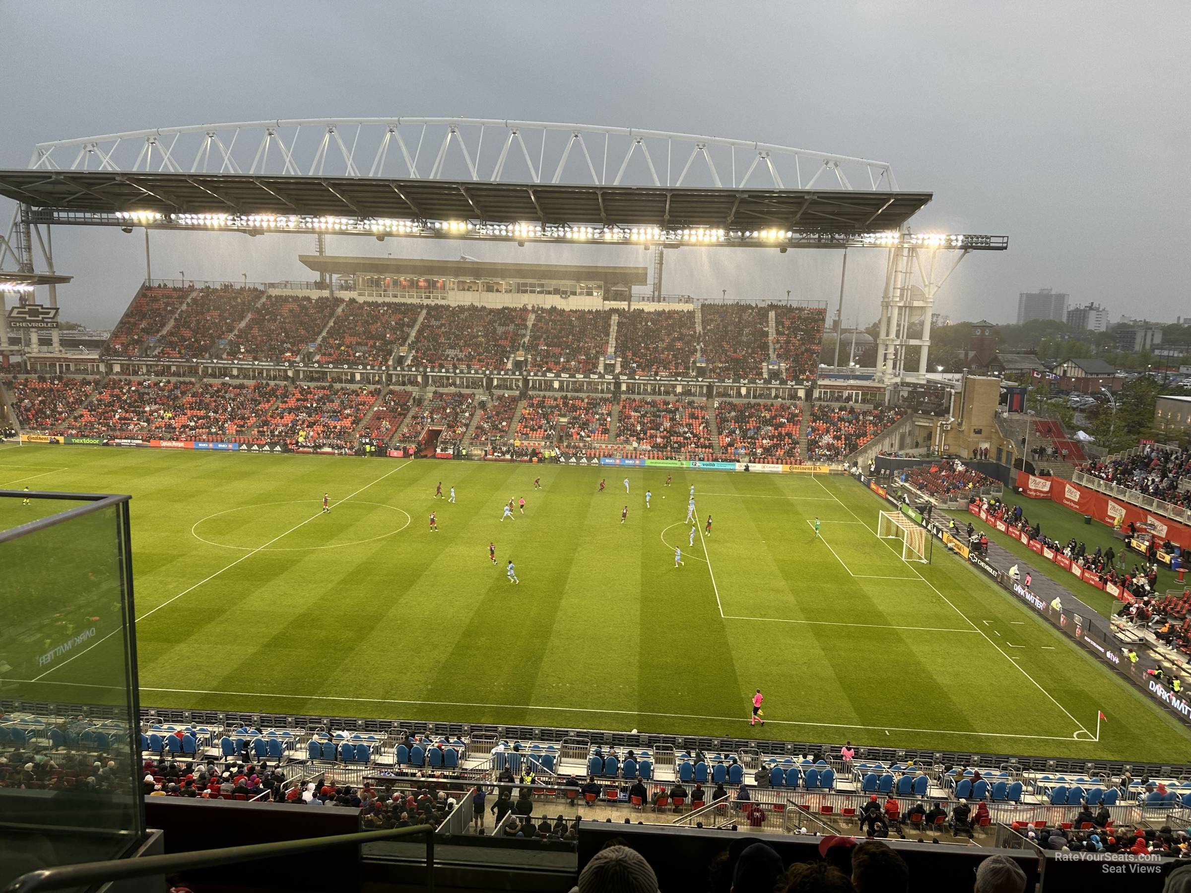 section 205, row 5 seat view  - bmo field