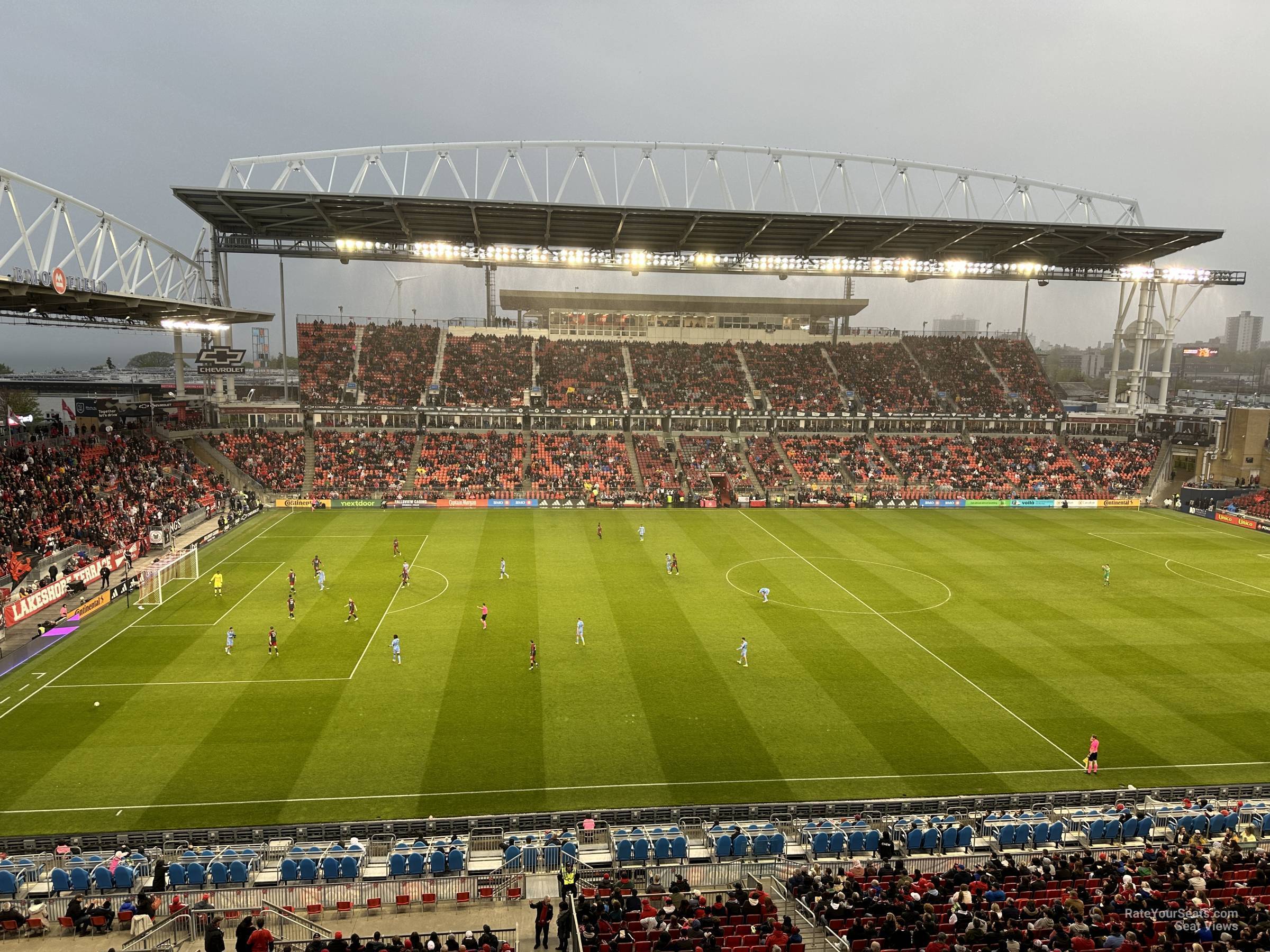 section 209, row 5 seat view  - bmo field