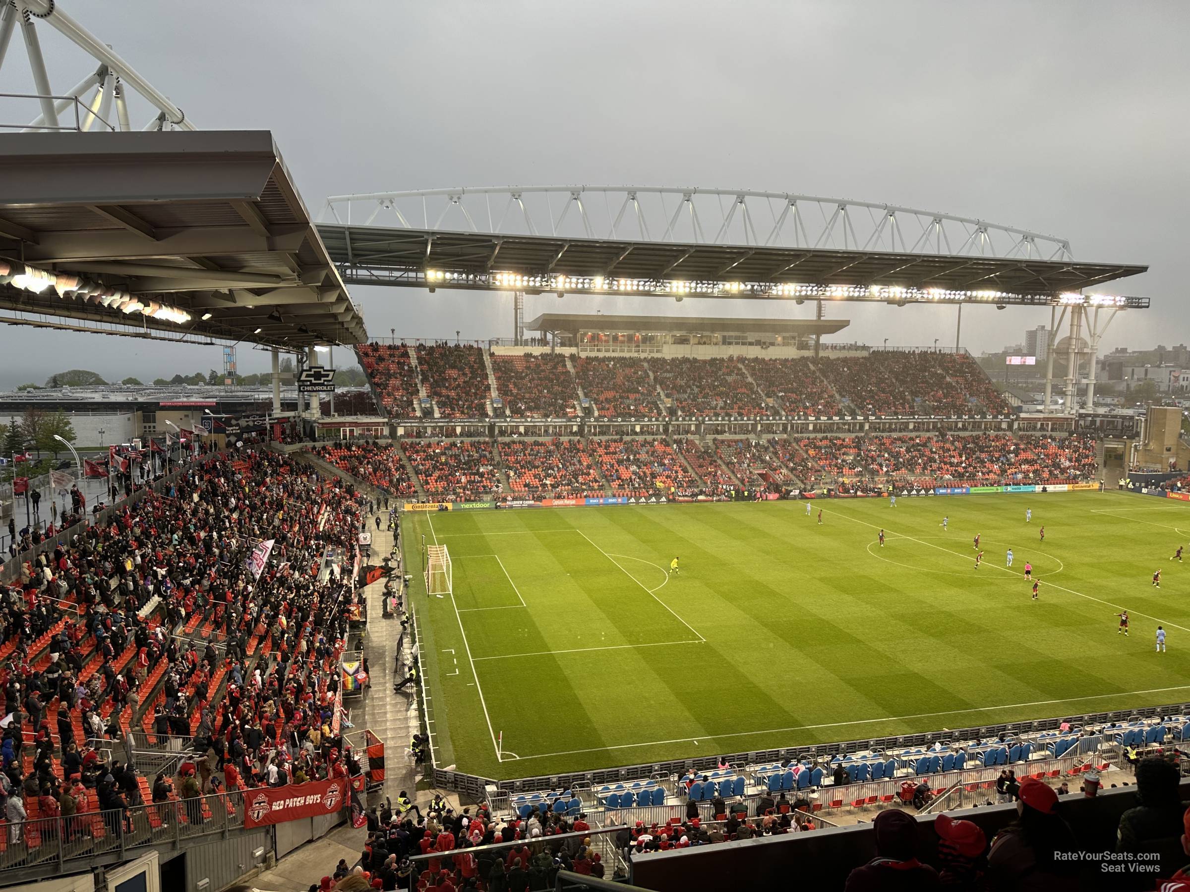 section 211, row 5 seat view  - bmo field