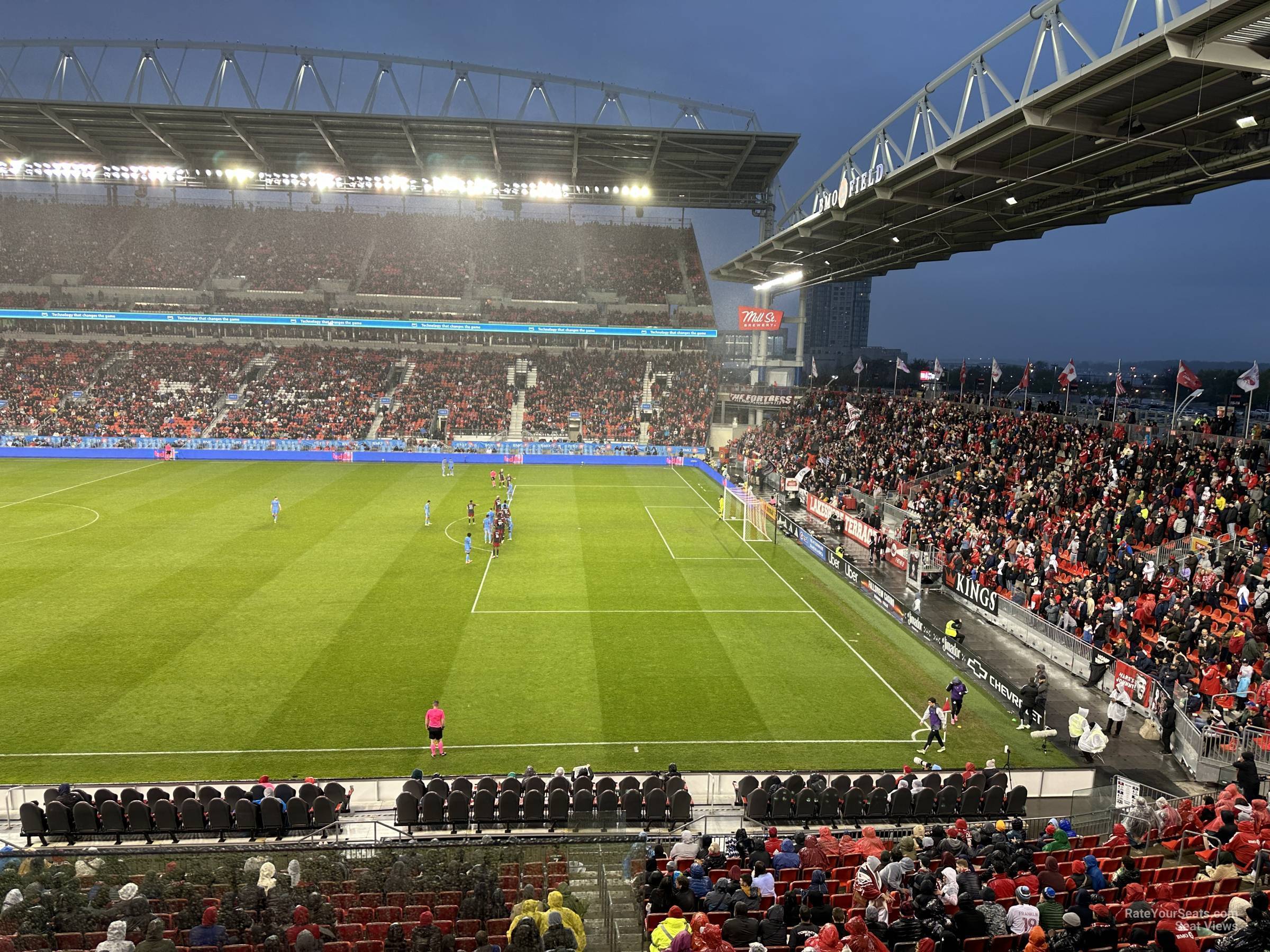 section 220, row 2 seat view  - bmo field