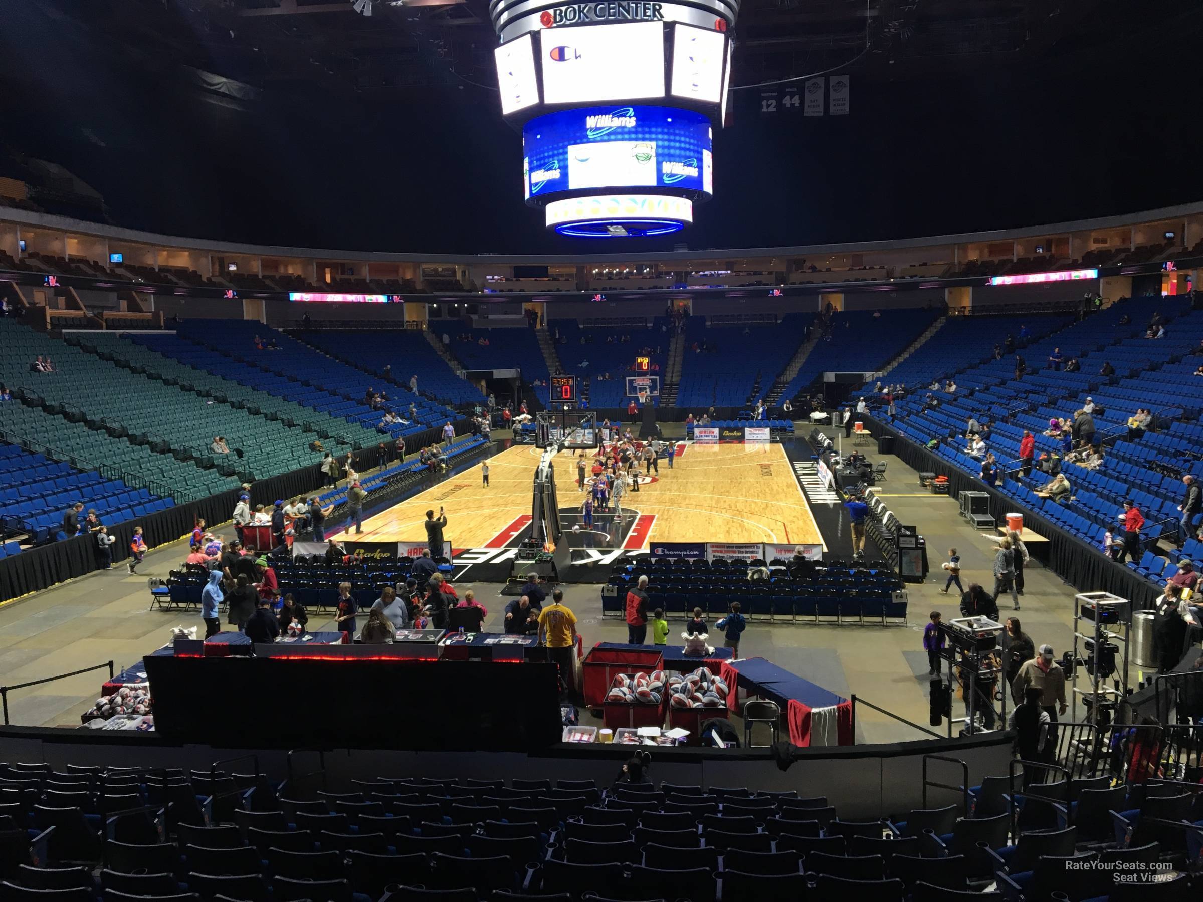 BOK Center Section 116 Basketball Seating - RateYourSeats.com