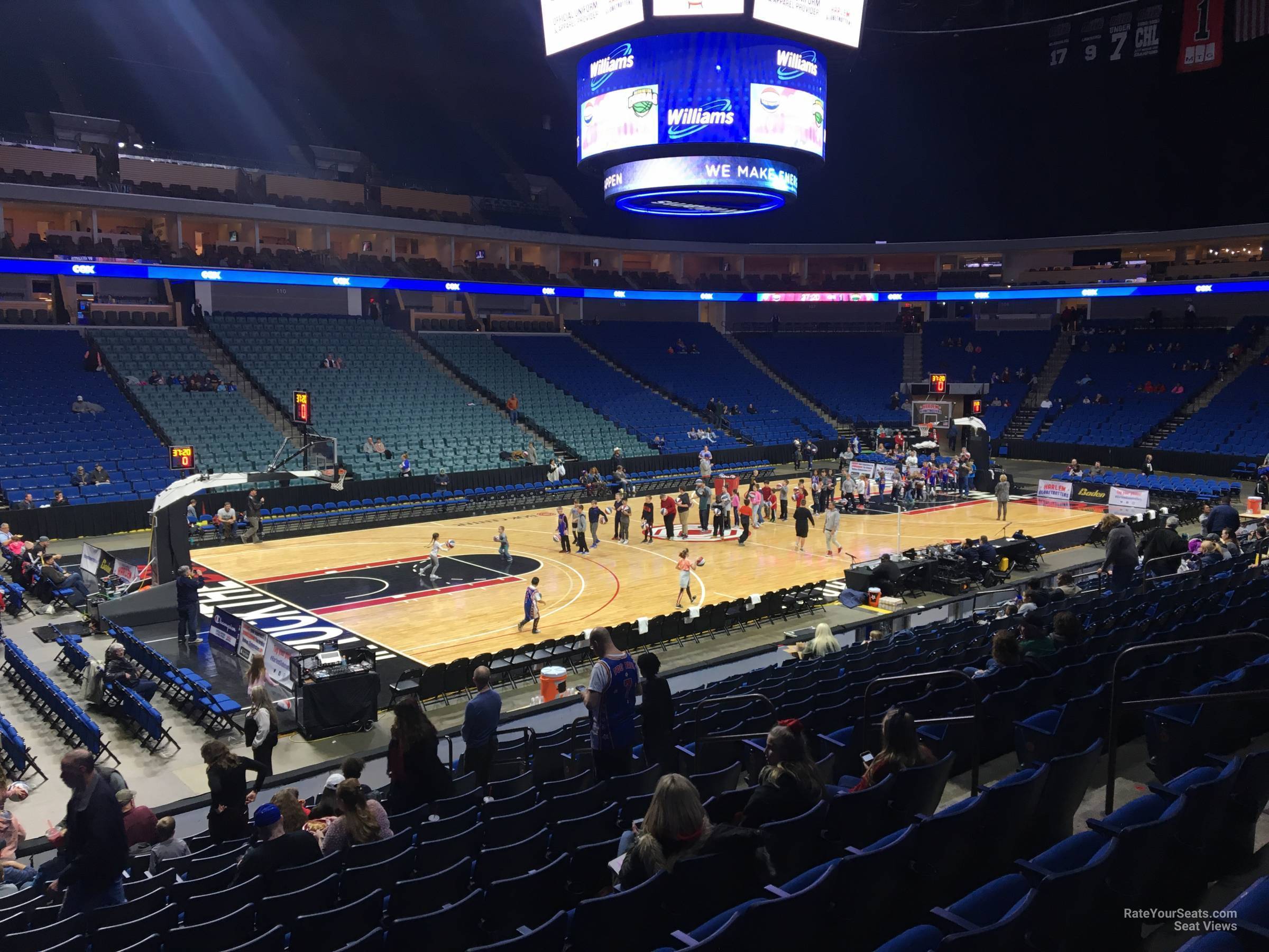 BOK Center Section 119 Basketball Seating - RateYourSeats.com