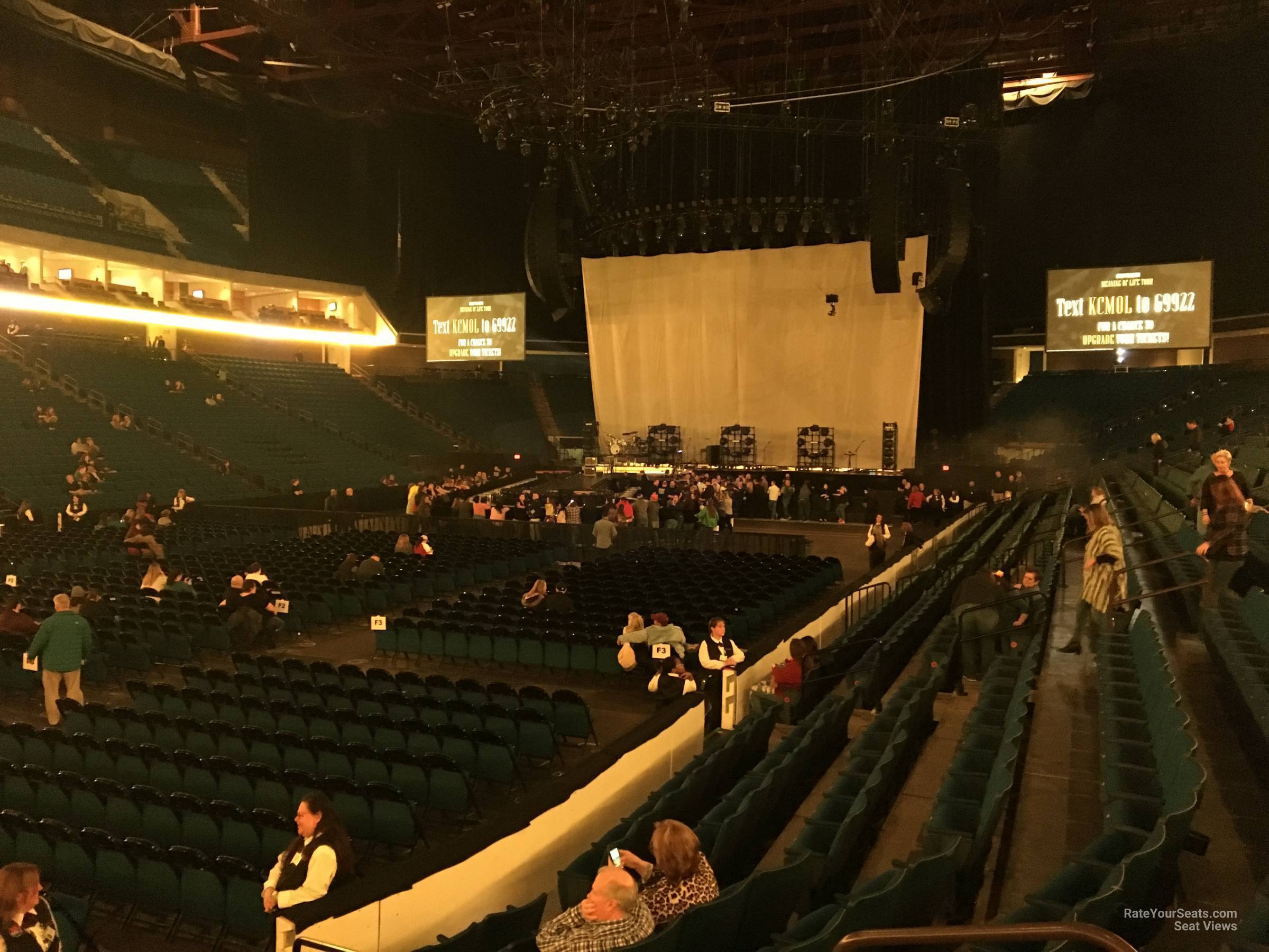 BOK Center Section 107 Concert Seating