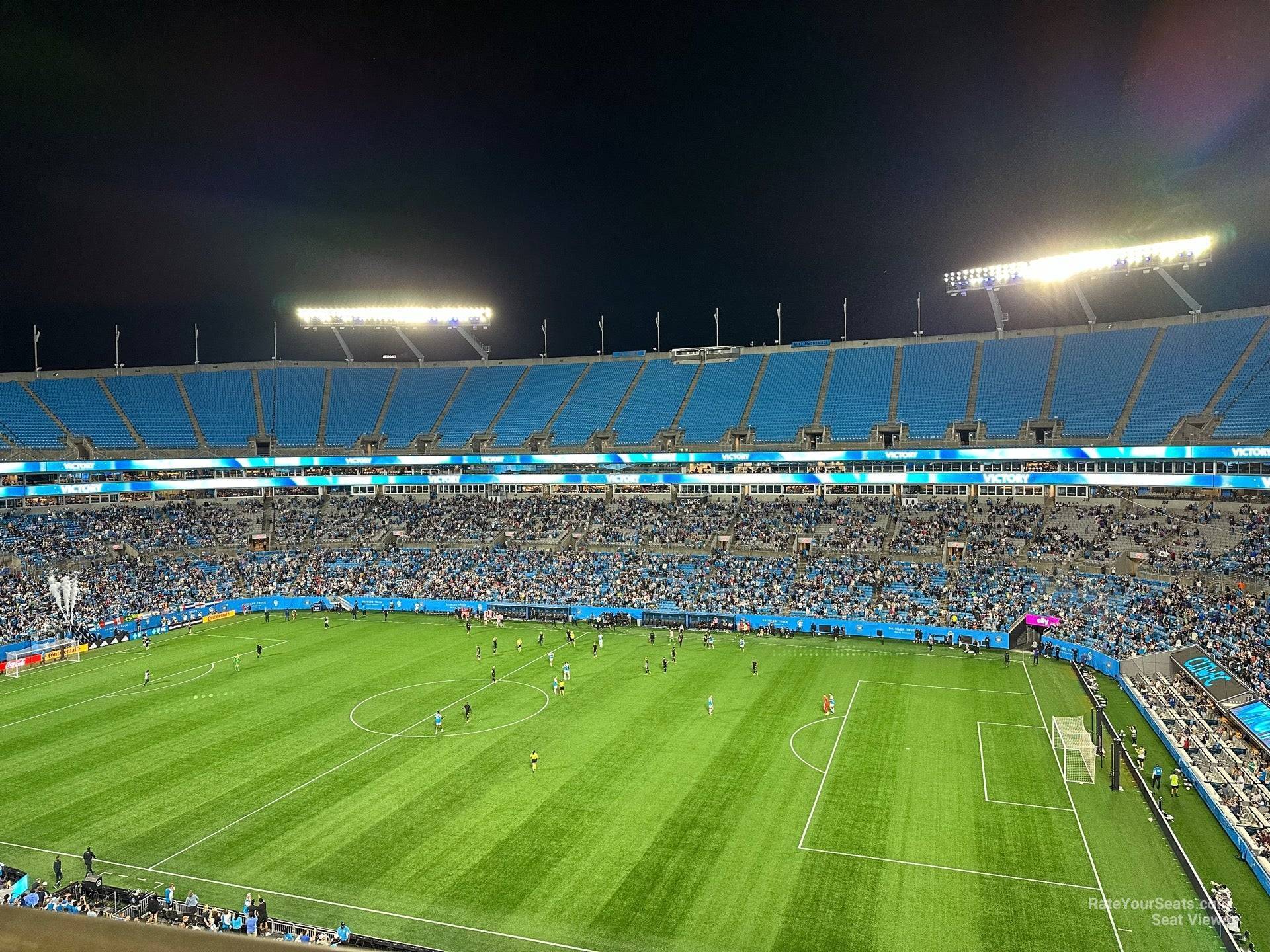 section 539 seat view  for soccer - bank of america stadium