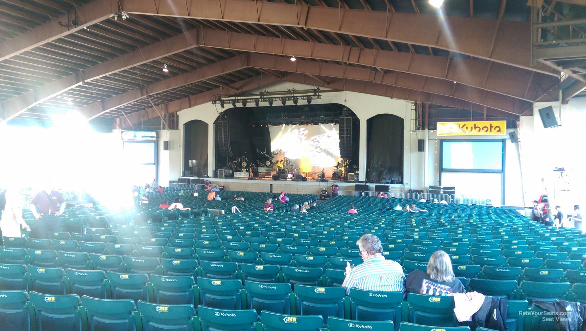 section 2c, row 20 seat view  - bank of new hampshire pavilion