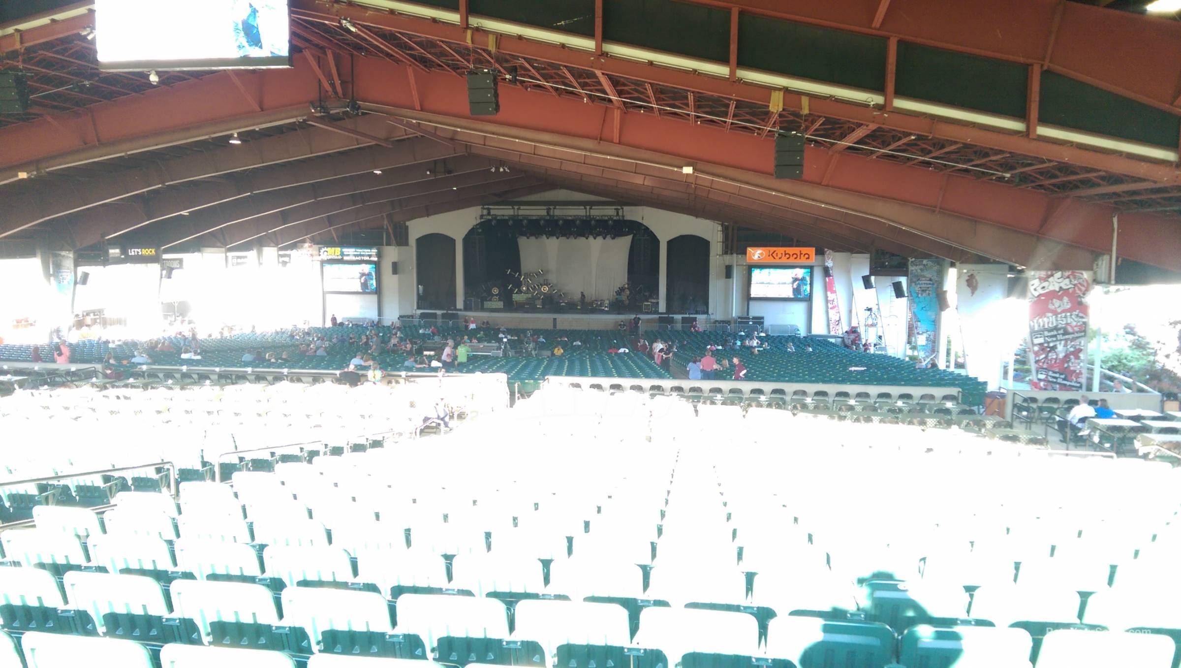 section 3d, row 20 seat view  - bank of new hampshire pavilion