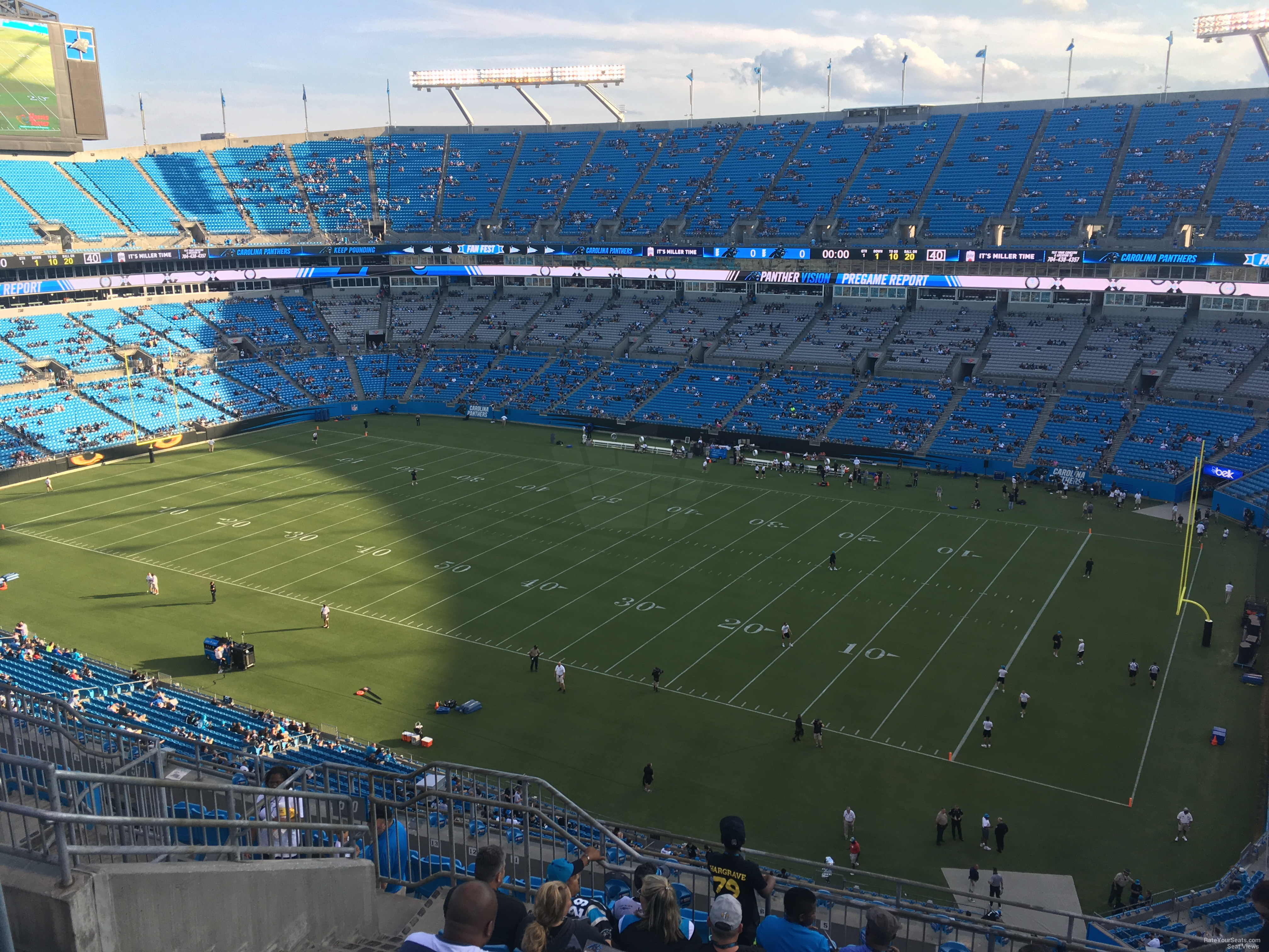 section 510, row 9 seat view  for football - bank of america stadium