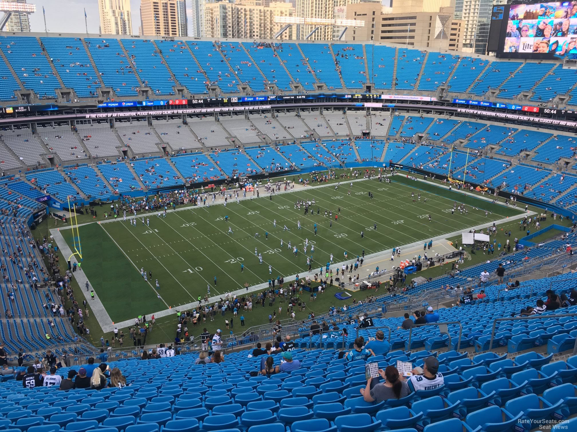 Carolina Panthers Seating Chart With Rows
