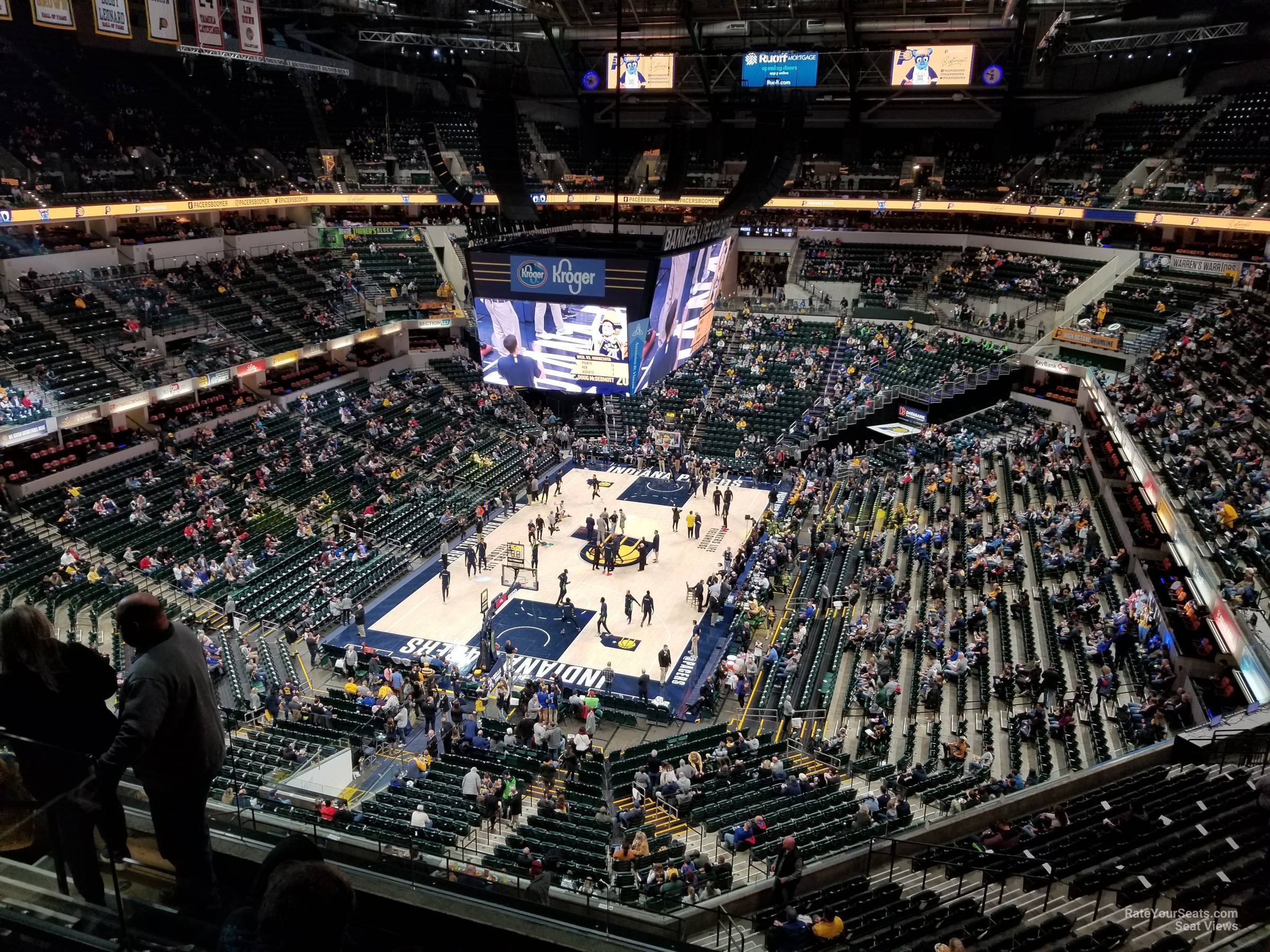 Pacers Seating Chart Rows