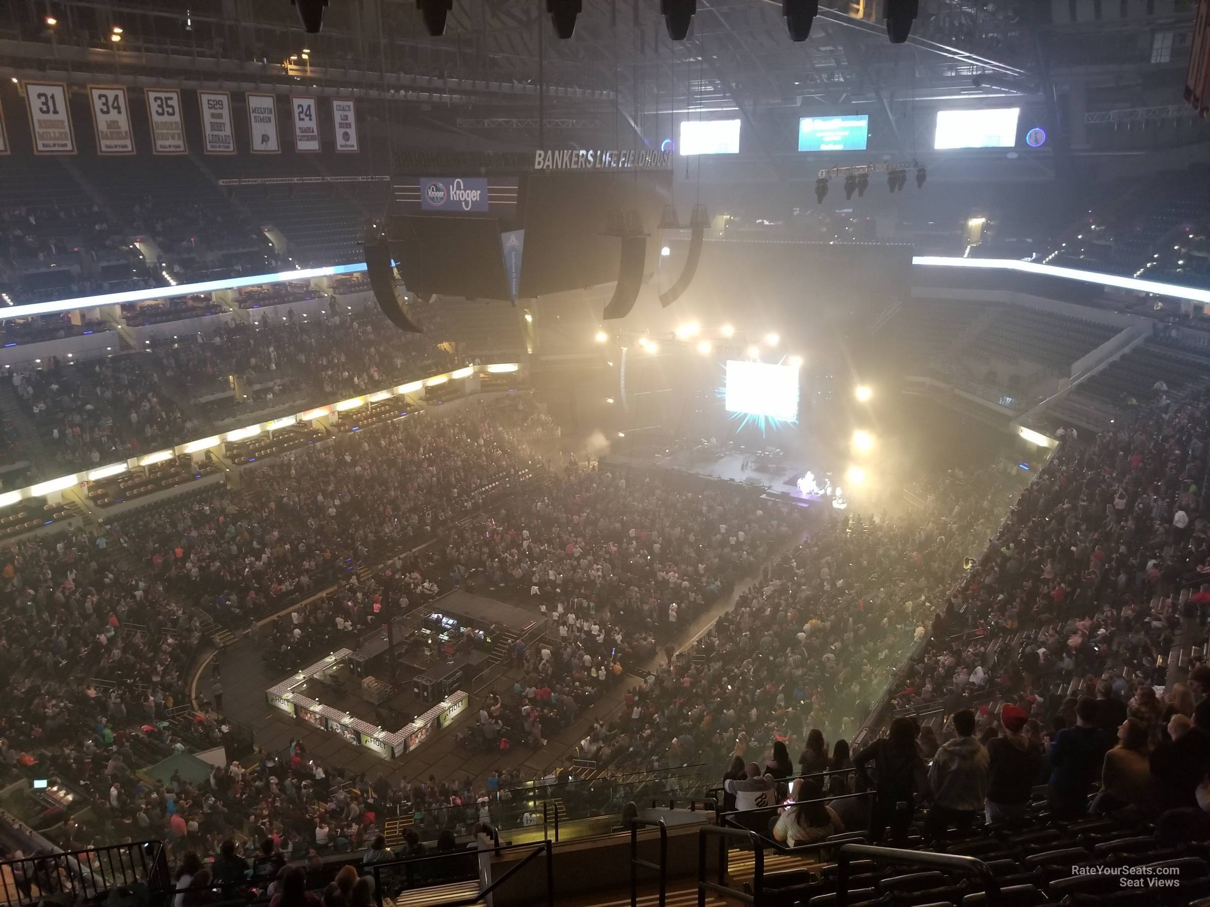 Bankers Life Fieldhouse Section 213 Concert Seating