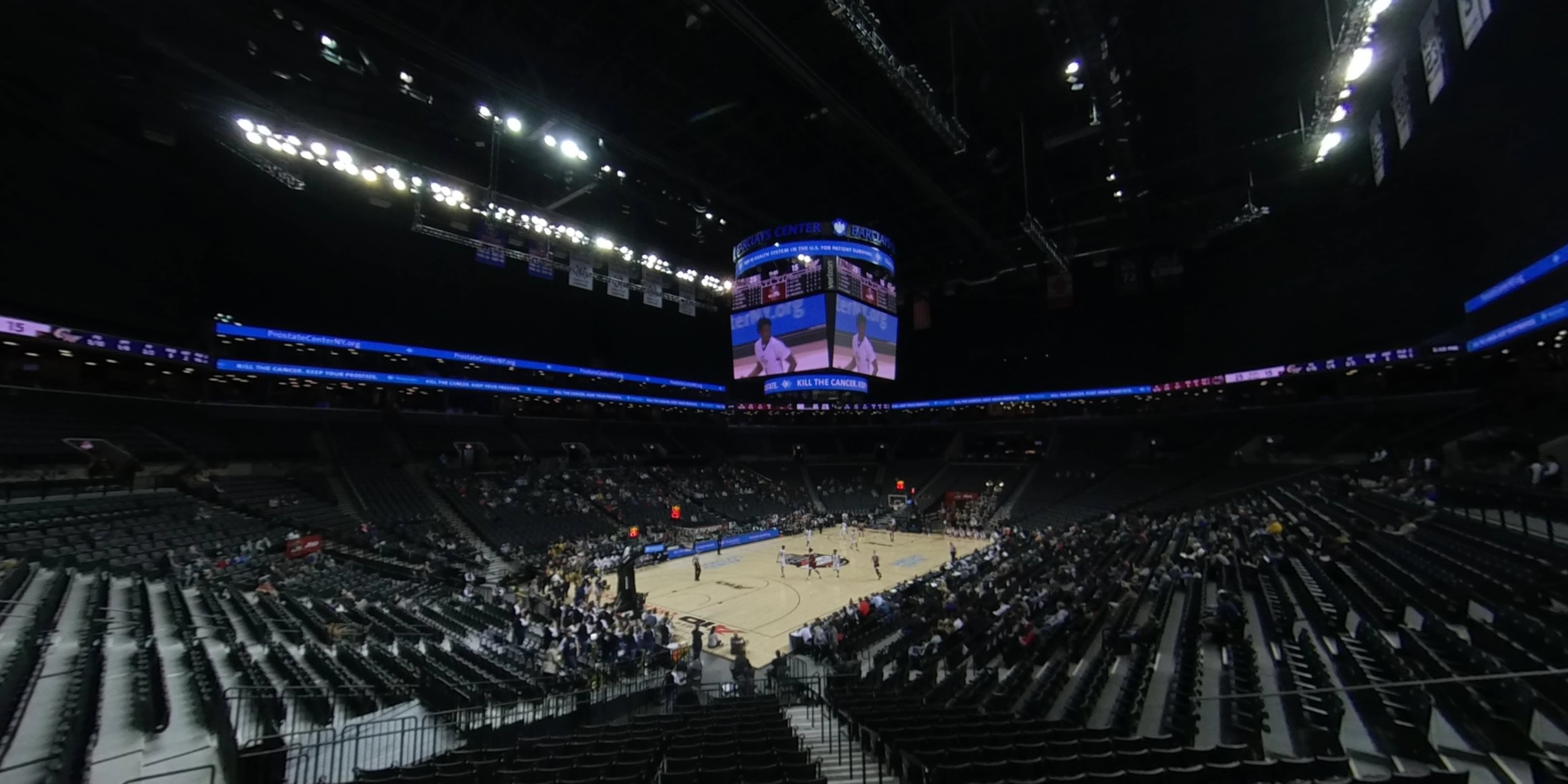 loge box 1 panoramic seat view  for basketball - barclays center