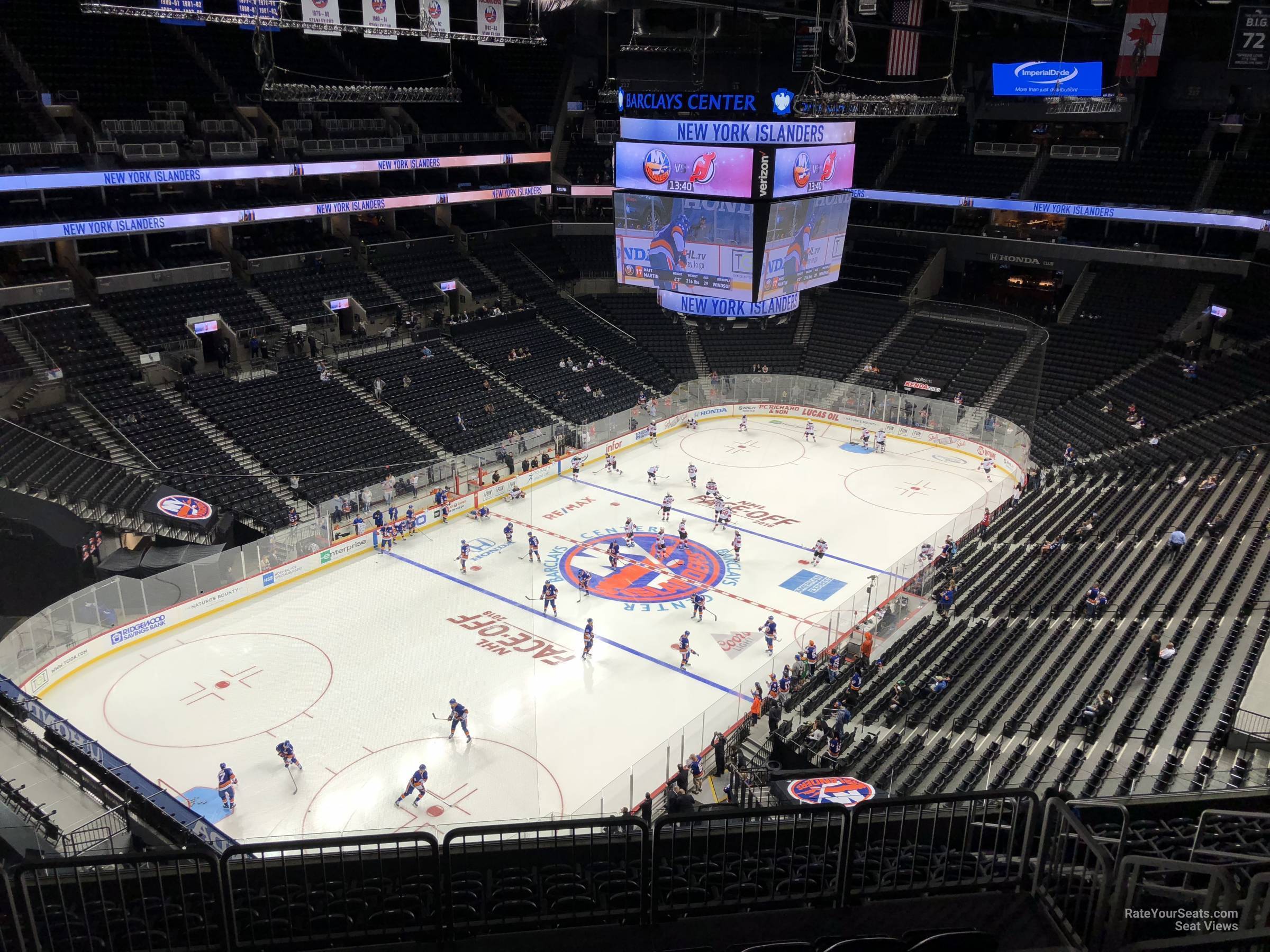 Section 229 at Barclays Center for Hockey