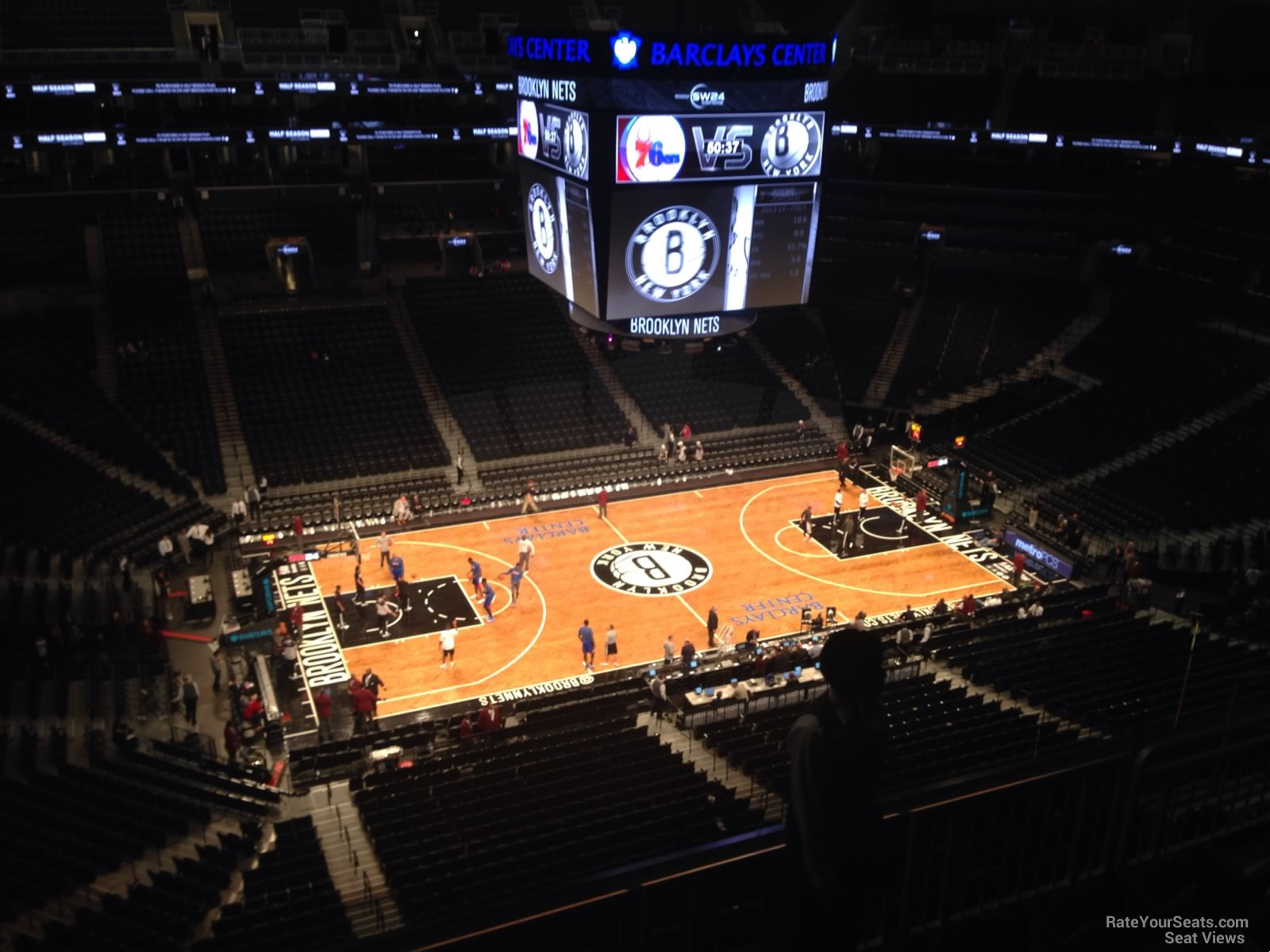 Barclays Center: Is Floor 6 view significantly better than Section