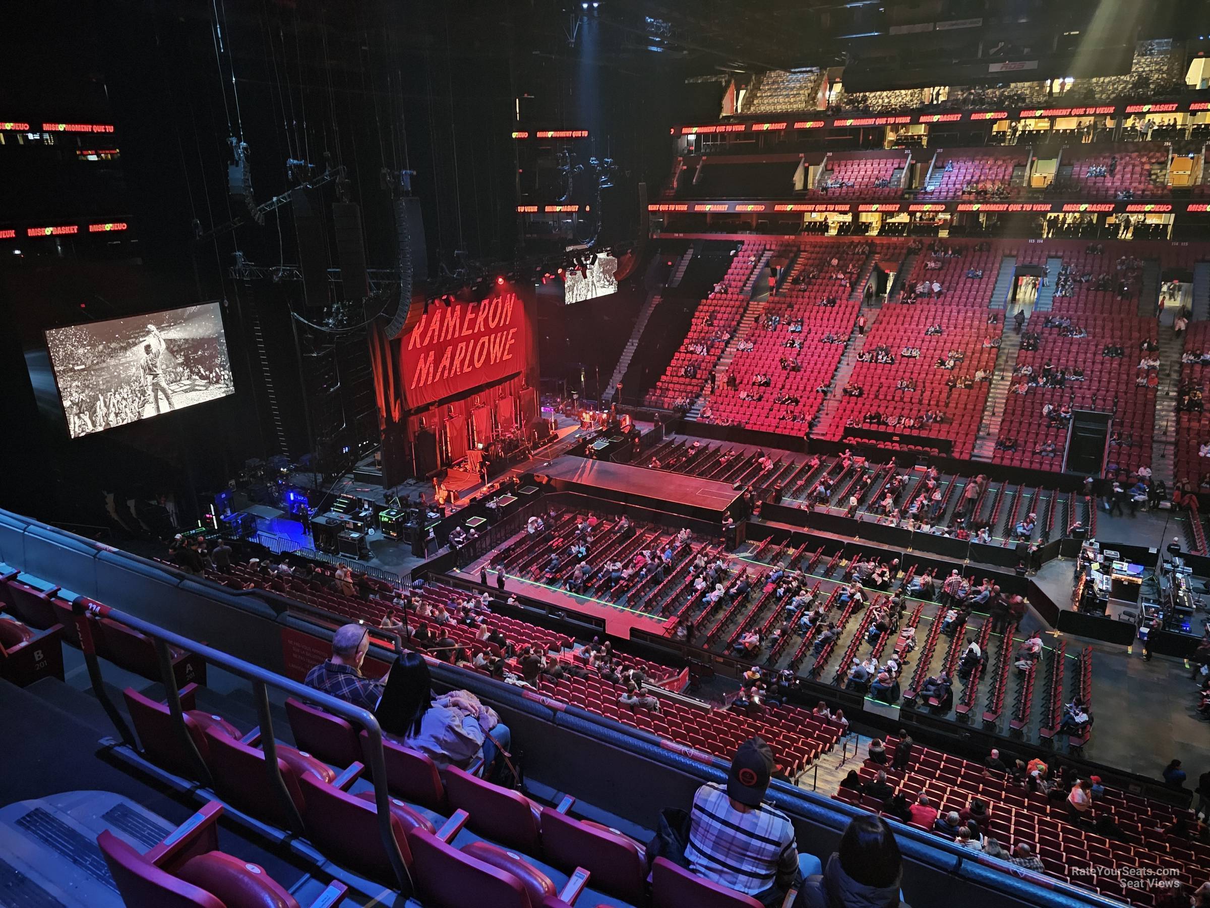 section 224, row e seat view  for concert - bell centre