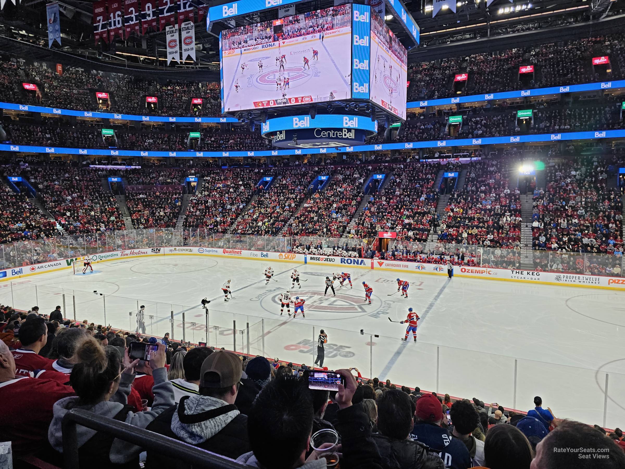 section 112, row n seat view  for hockey - bell centre