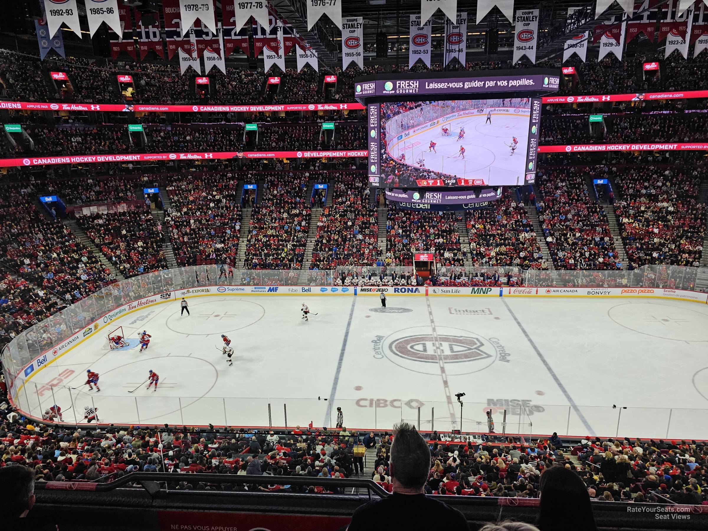section 213, row cc seat view  for hockey - bell centre