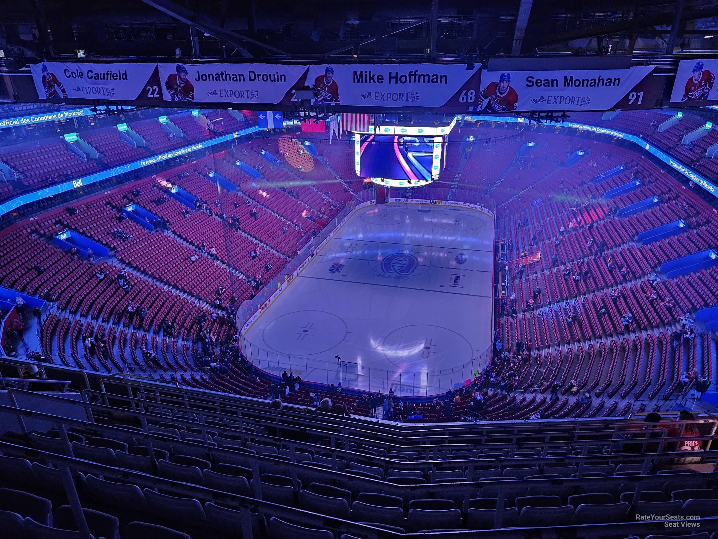 section 309, row d seat view  for hockey - bell centre