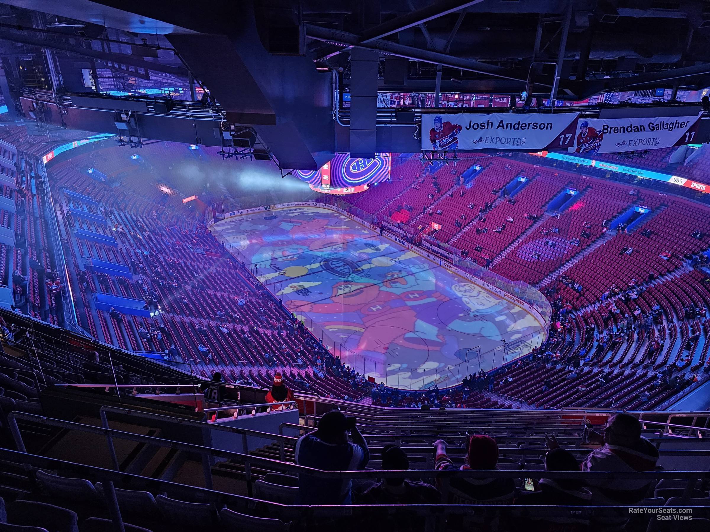 section 413, row c seat view  for hockey - bell centre