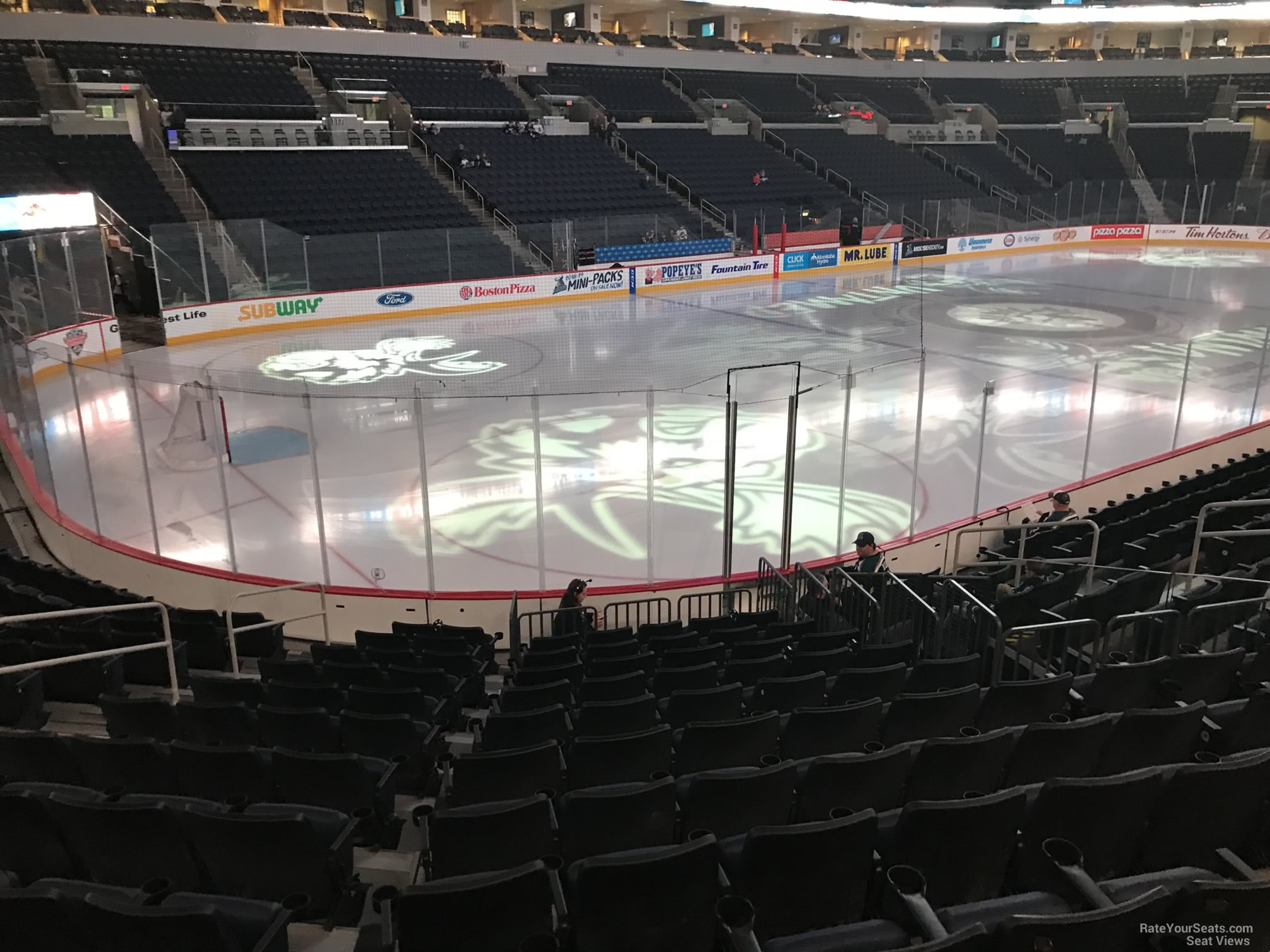 Bell MTS Place Section 109 - Winnipeg Jets - RateYourSeats.com