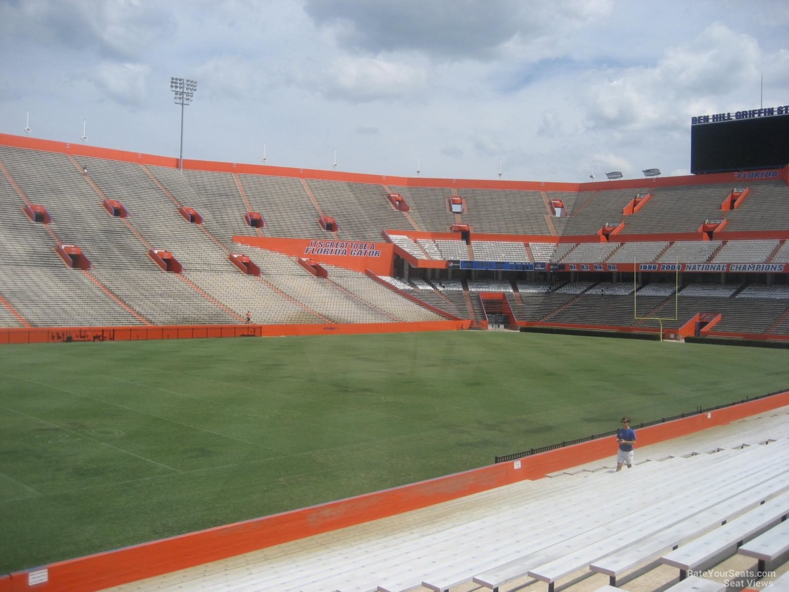 section 16, row 32 seat view  - ben hill griffin stadium