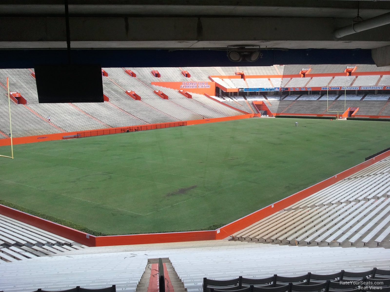 section 20, row 37 seat view  - ben hill griffin stadium