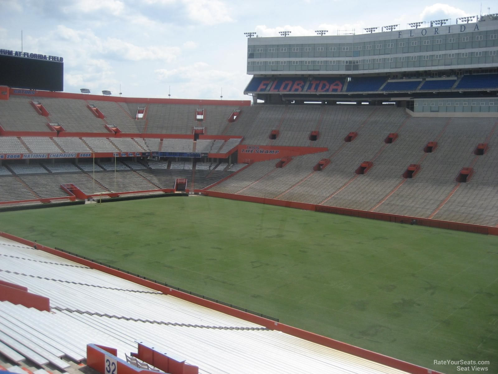 section 29, row 58 seat view  - ben hill griffin stadium