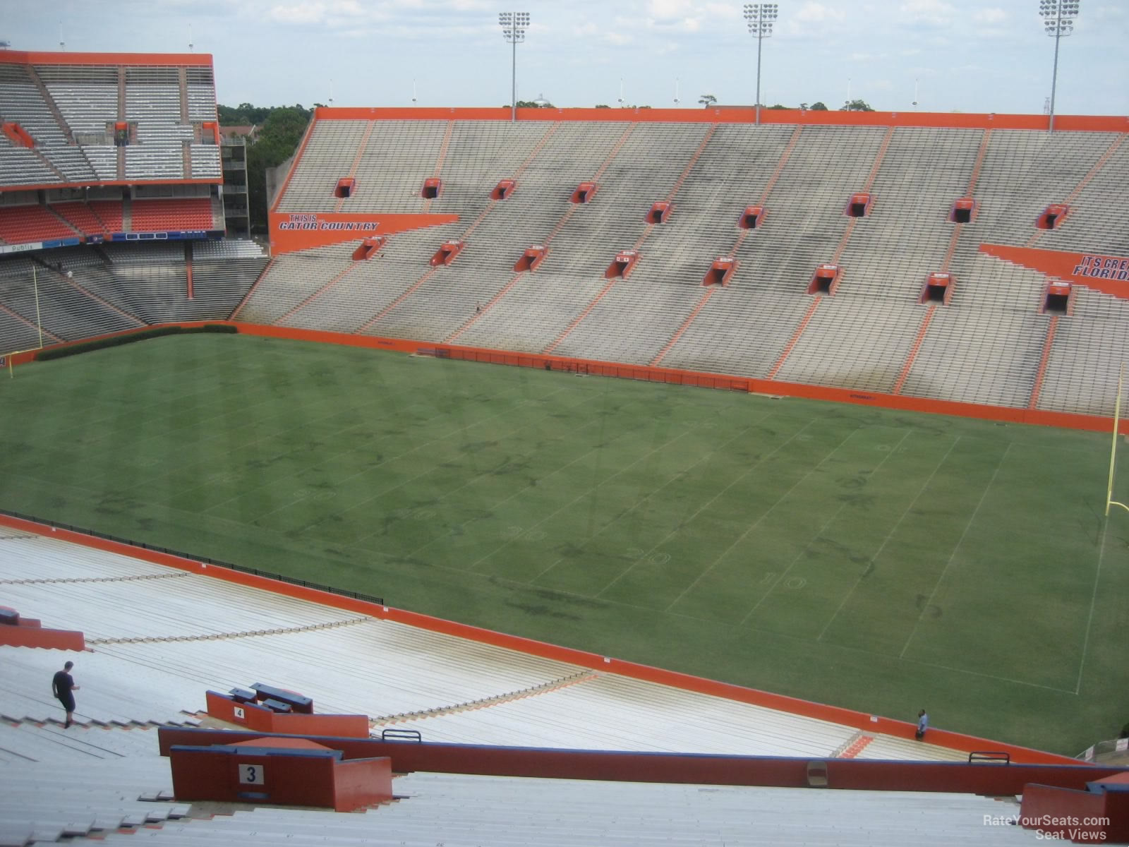 section 3, row 88 seat view  - ben hill griffin stadium