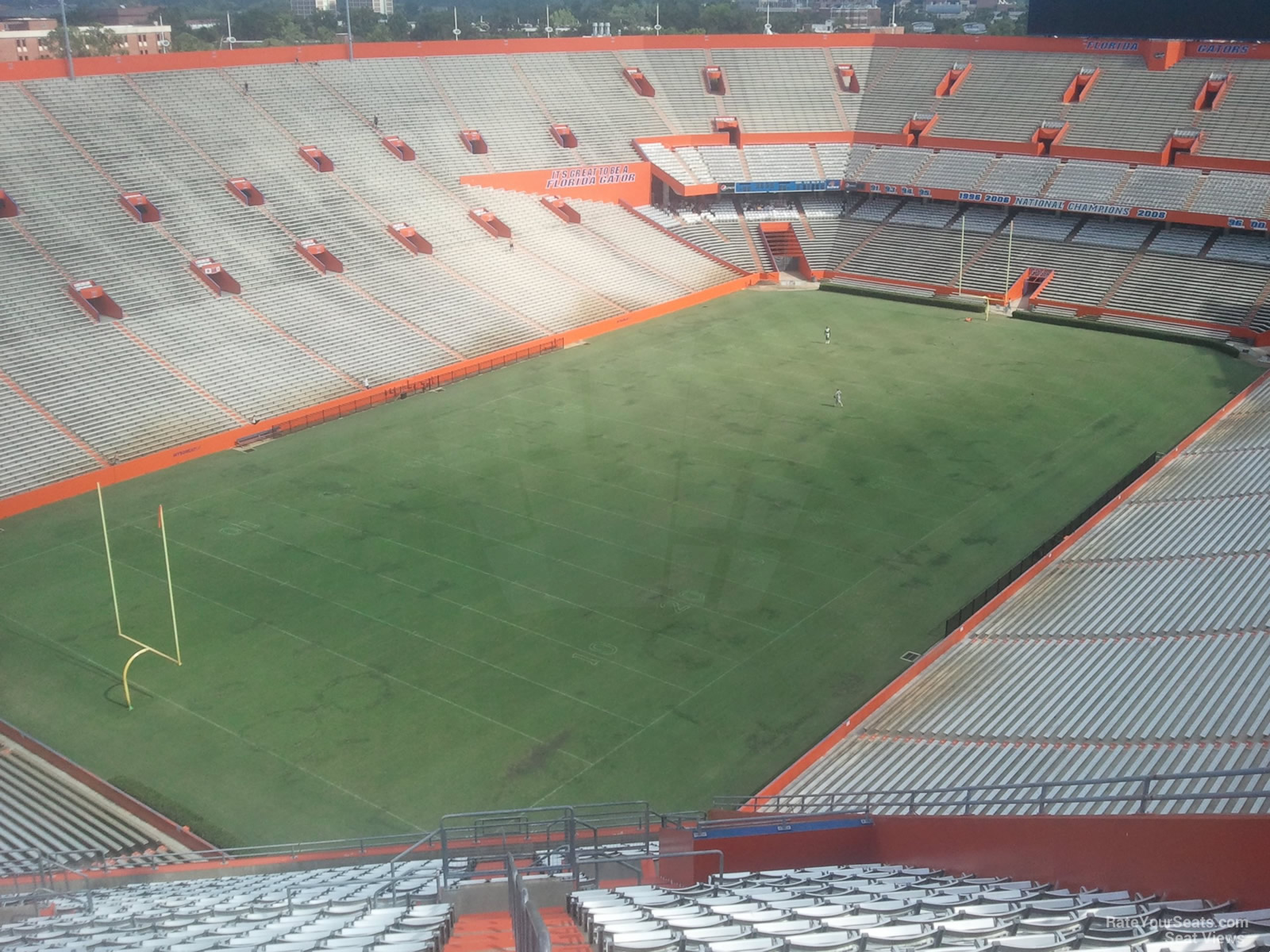 section 318, row 32 seat view  - ben hill griffin stadium