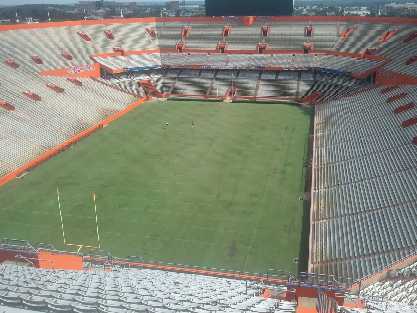 section 321, row 32 seat view  - ben hill griffin stadium