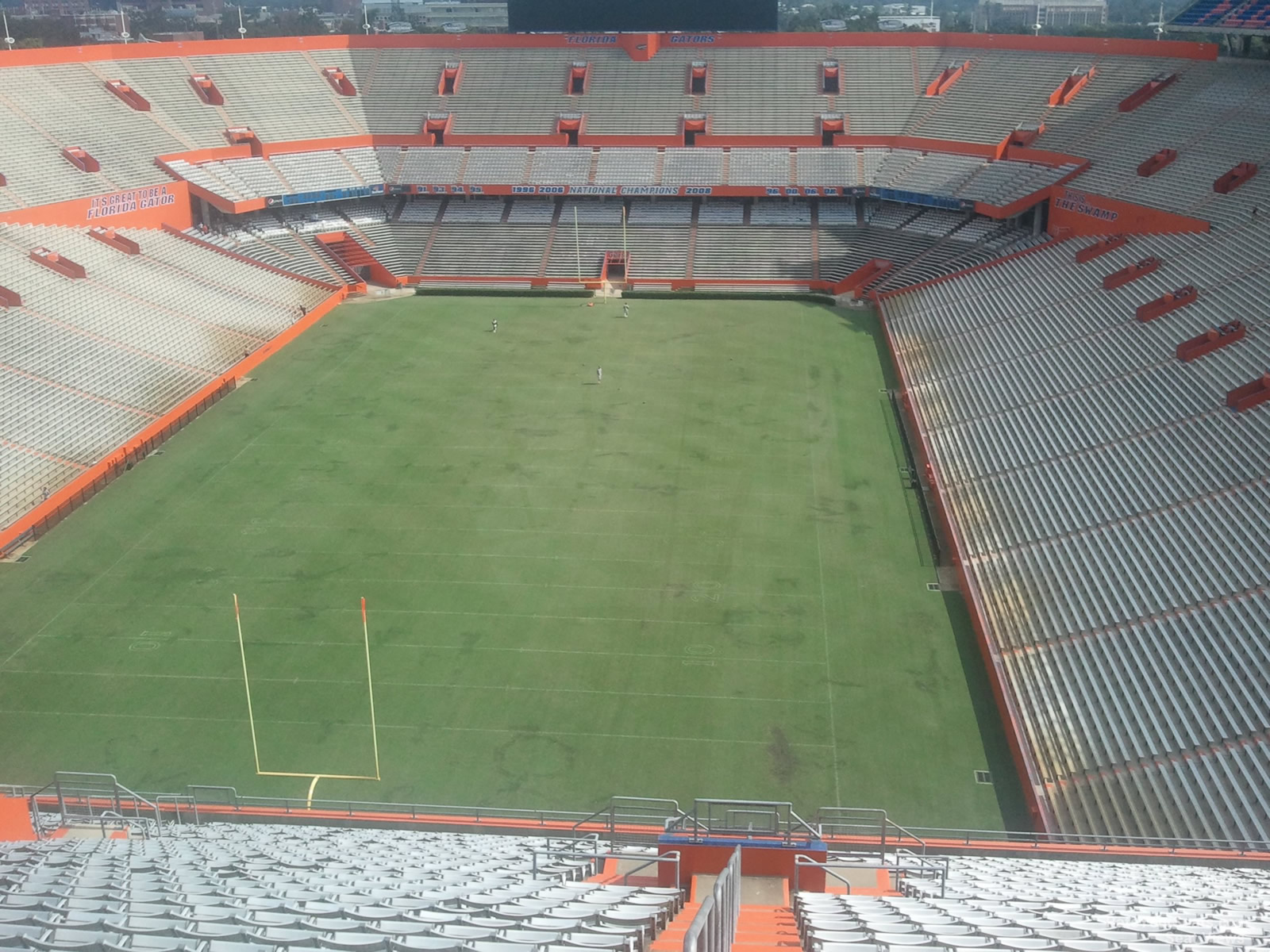 section 322, row 32 seat view  - ben hill griffin stadium