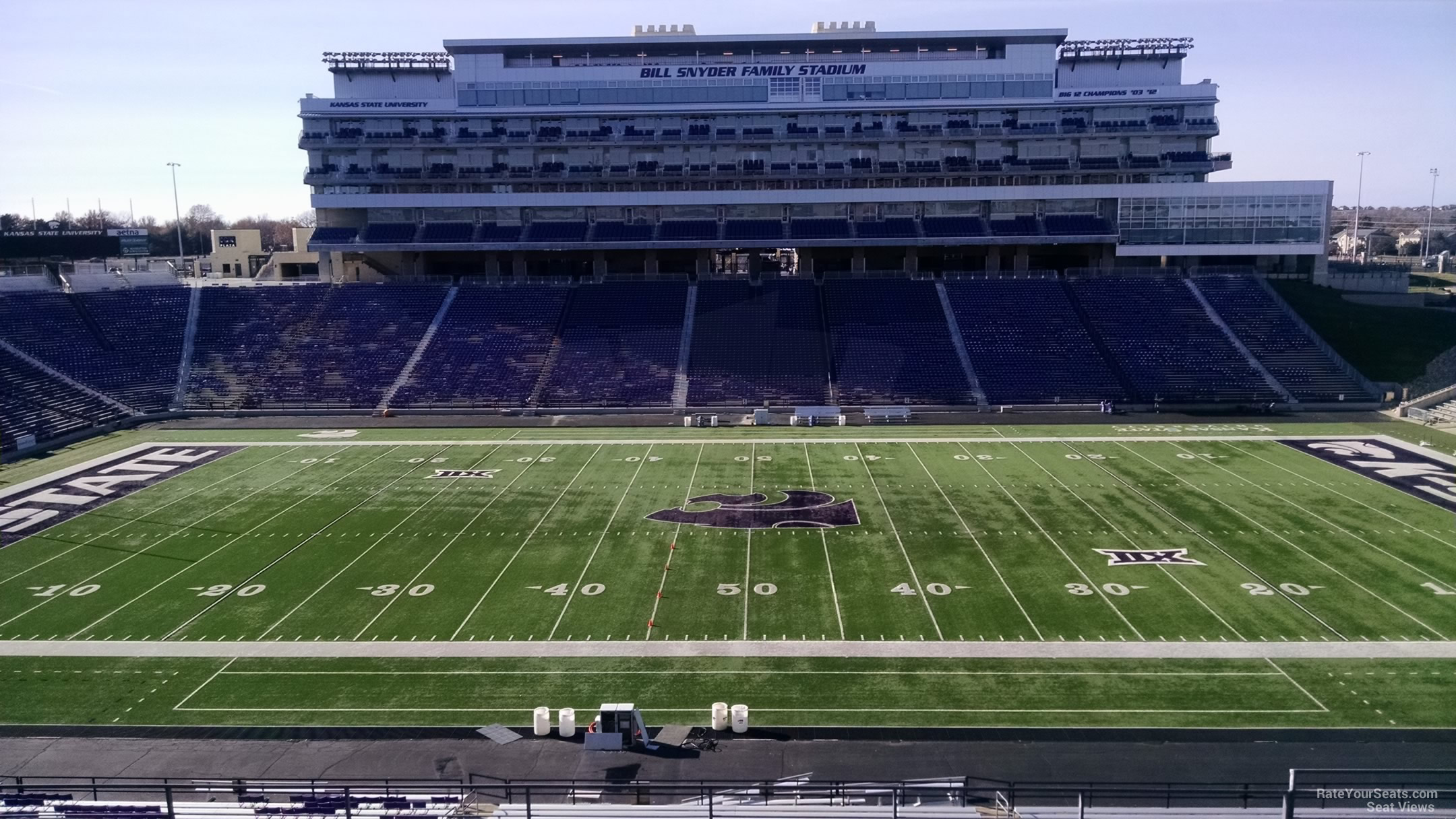 section 227, row 9 seat view  - bill snyder family stadium