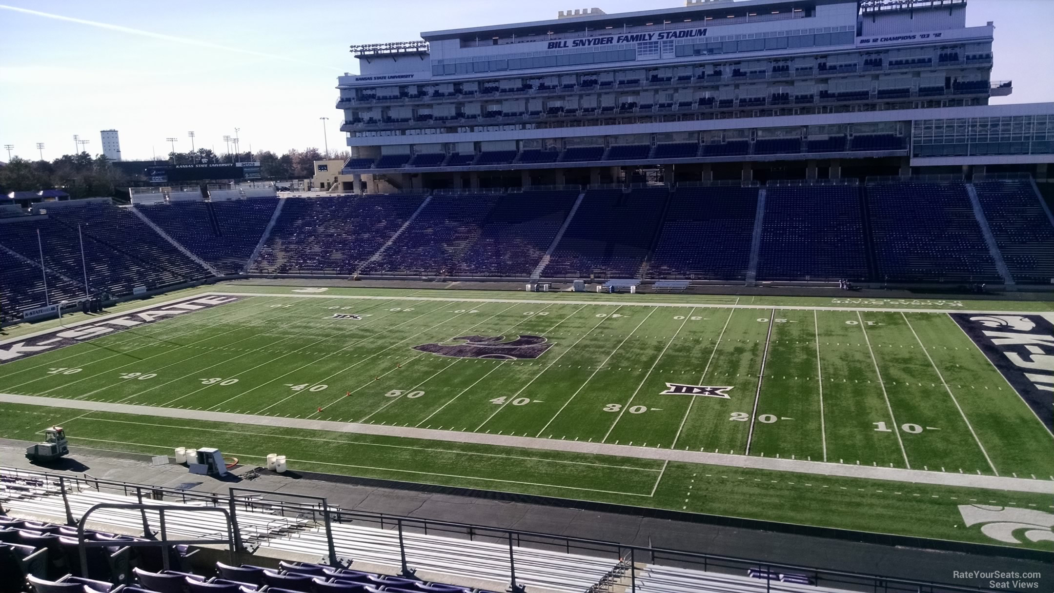 section 230, row 9 seat view  - bill snyder family stadium