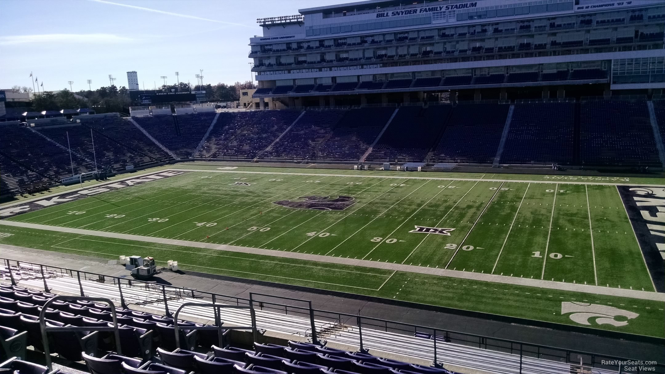 section 231, row 9 seat view  - bill snyder family stadium