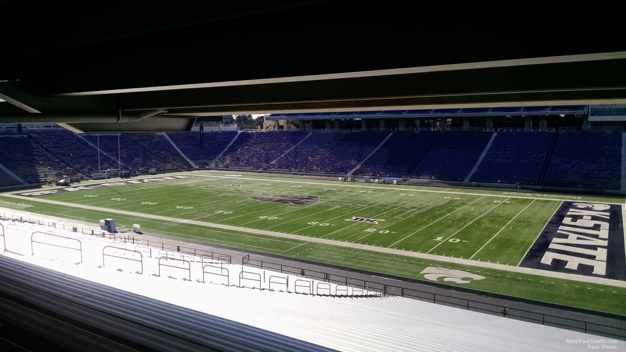 section 27, row 46 seat view - bill snyder family stadium