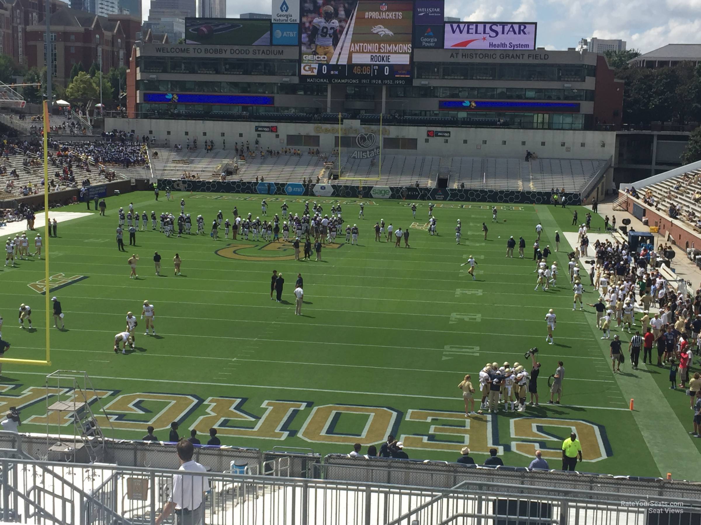 Bobby Dodd Stadium Seating Chart With Row Numbers | Cabinets Matttroy