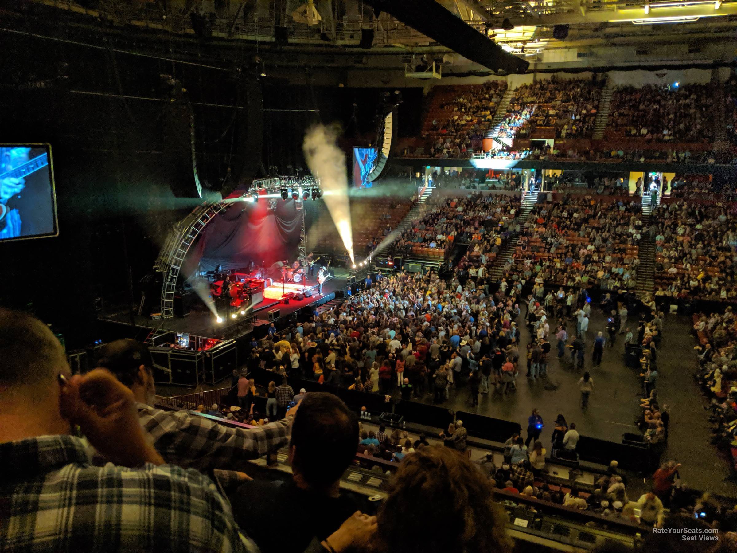 section 220, row b seat view  for concert - bon secours wellness arena