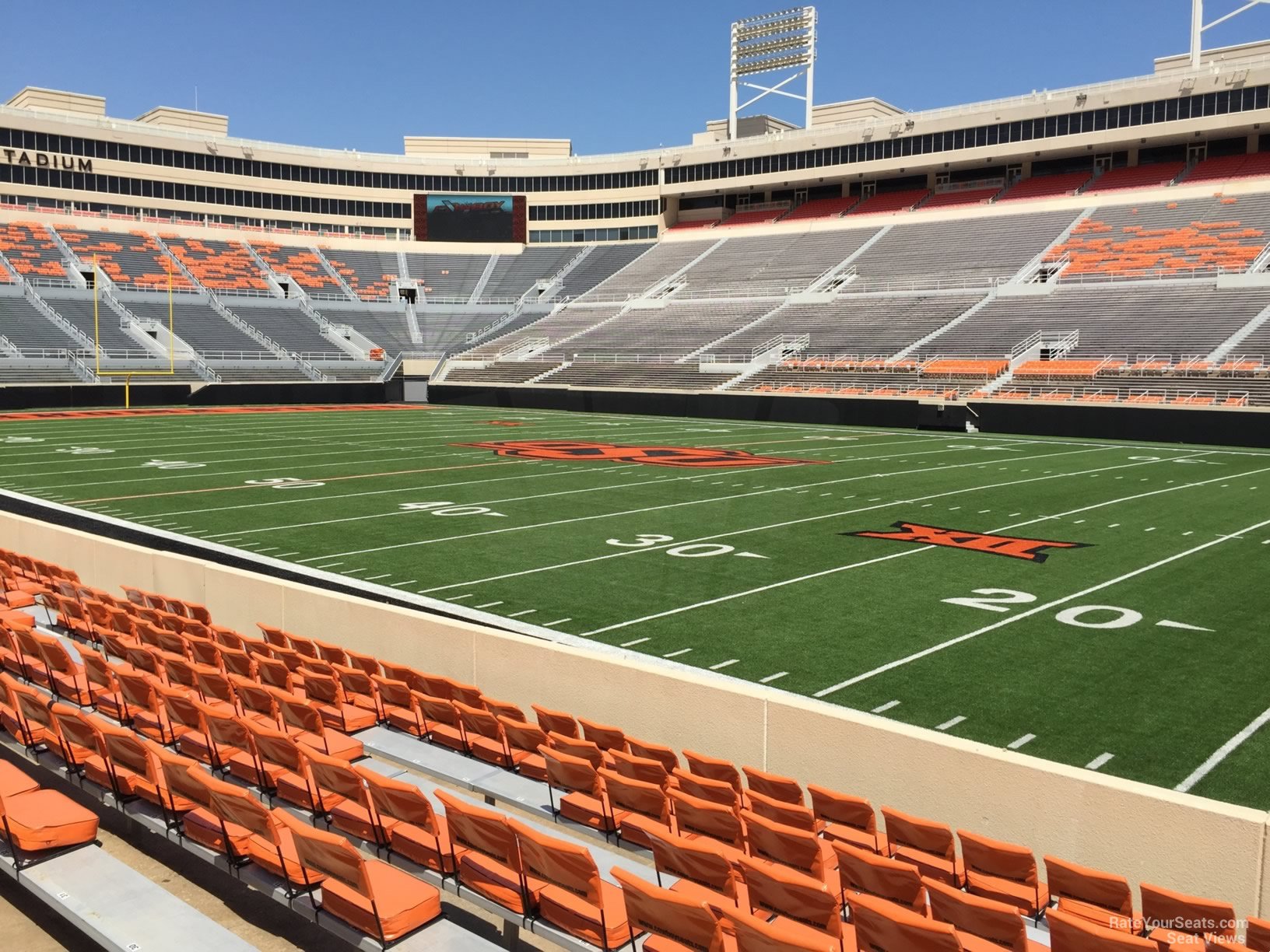 section 102, row 10 seat view  - boone pickens stadium