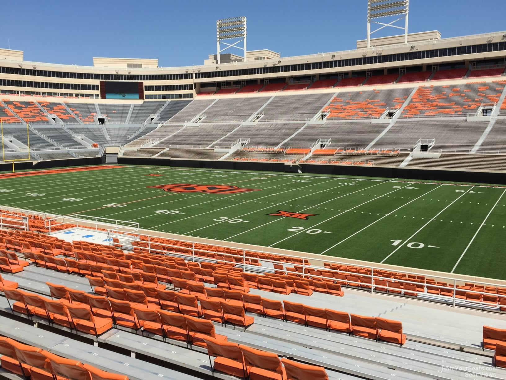 section 202, row 20 seat view  - boone pickens stadium