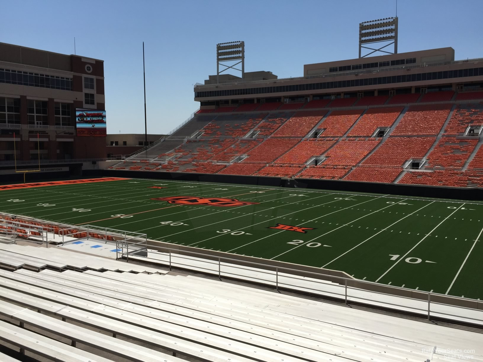 section 223a, row 20 seat view  - boone pickens stadium