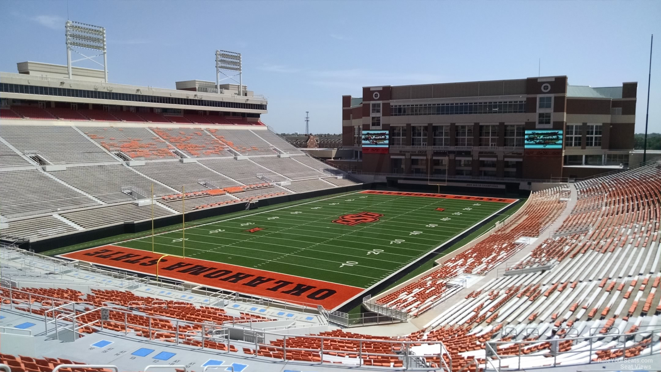 section 314, row 19 seat view  - boone pickens stadium