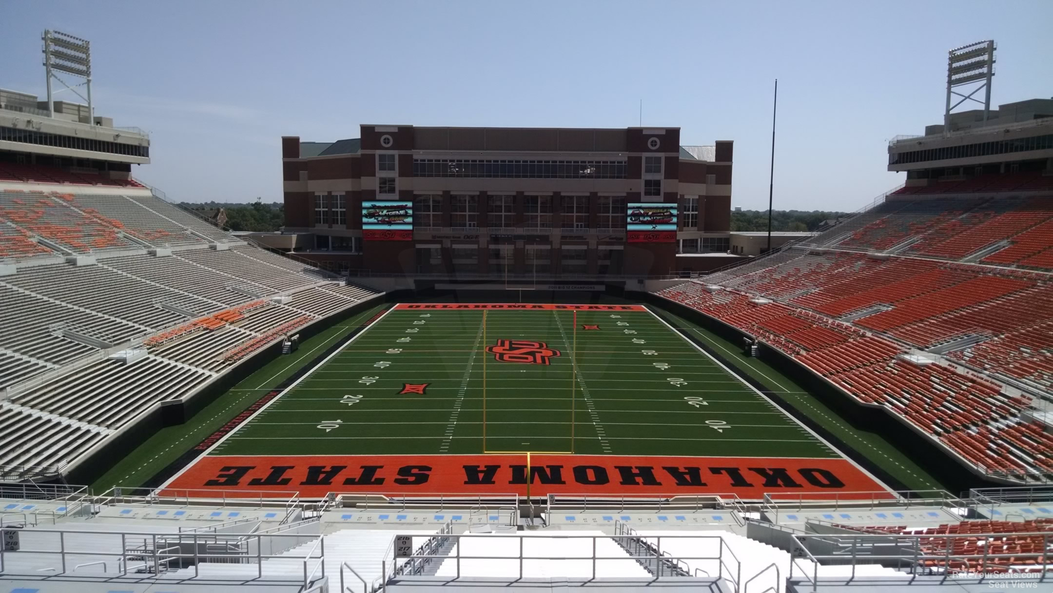 section 319, row 19 seat view  - boone pickens stadium