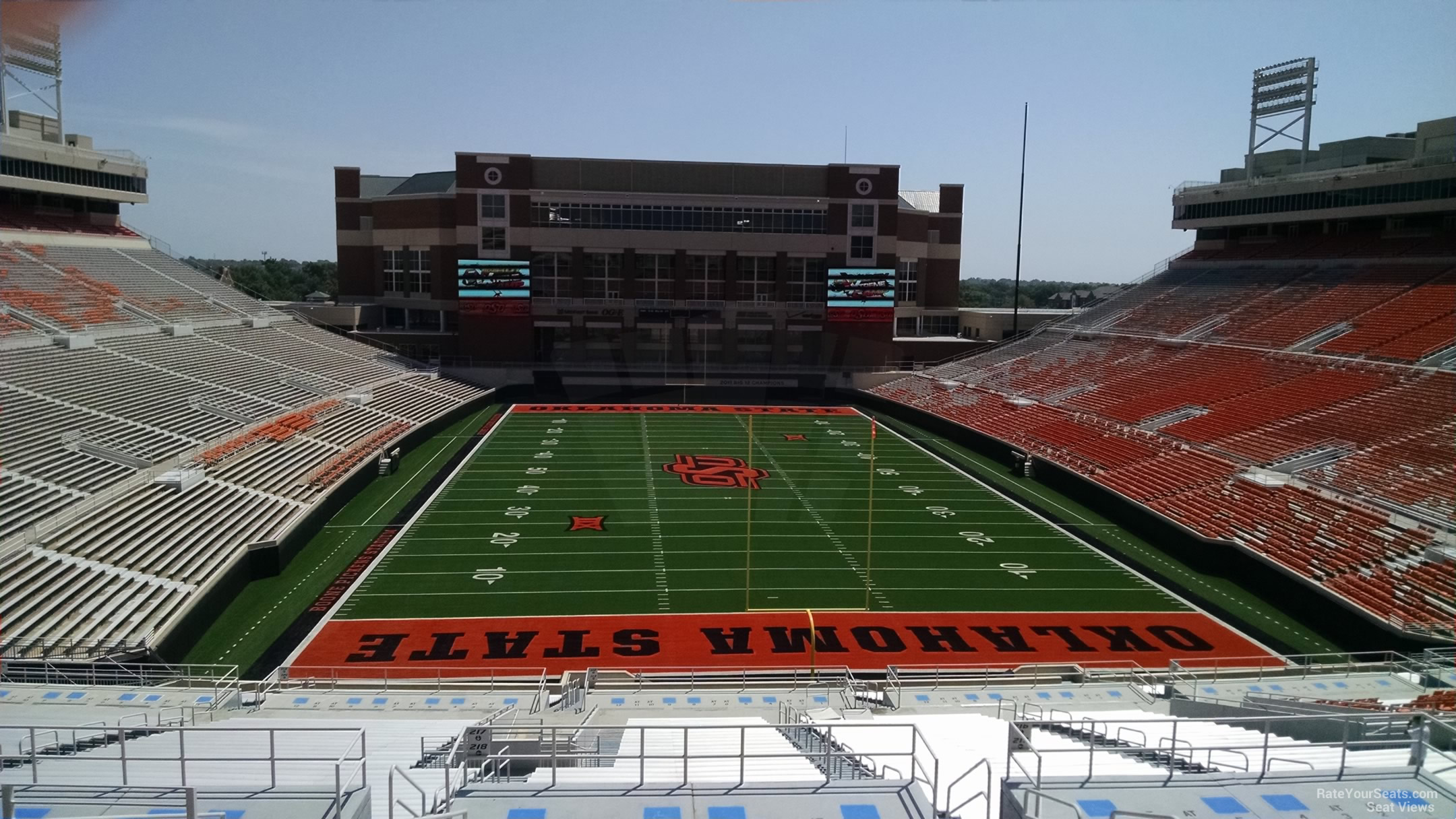section 320, row 19 seat view  - boone pickens stadium