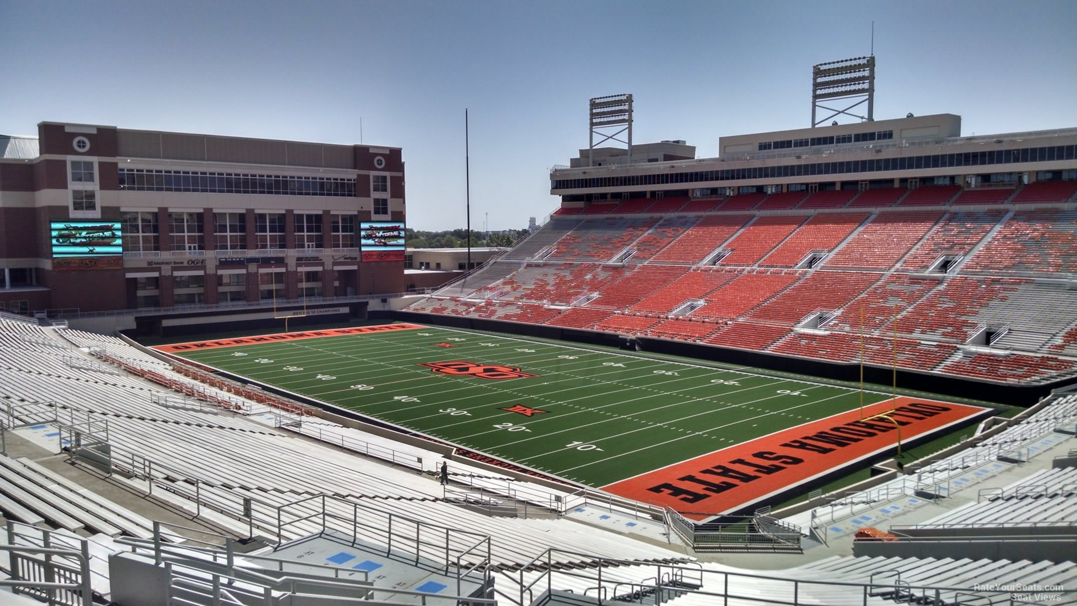 section 326, row 19 seat view  - boone pickens stadium